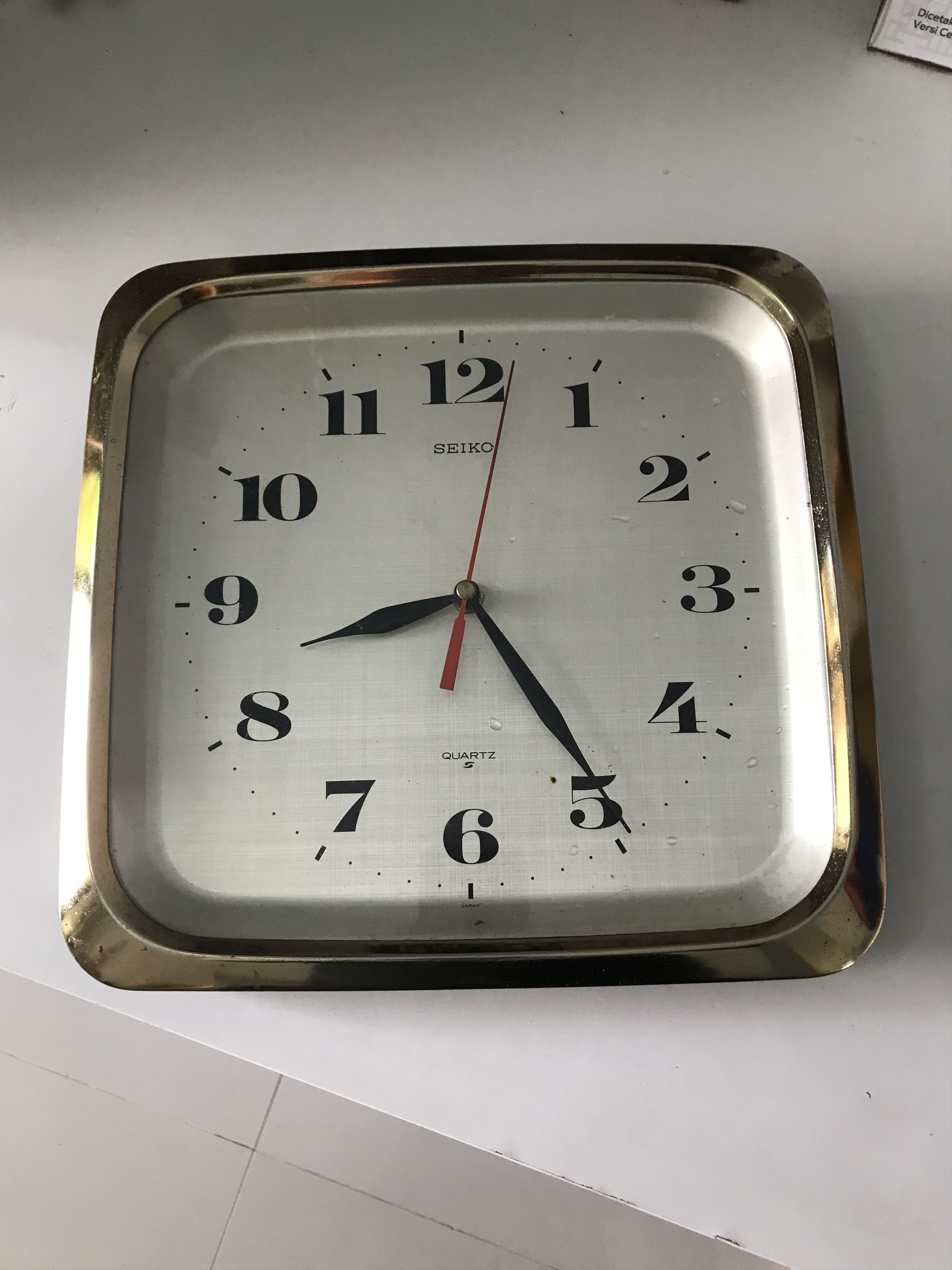 Japanese Brand Vintage Seiko Japan Wall Clock Vintage Space age midcentury Size ONE SIZE - 5 Thumbnail