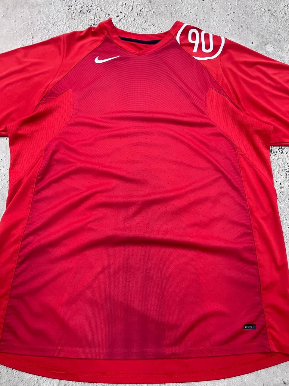 Nike × Vintage Vintage Nike Total 90 Soccer Jersey T-Shirt Y2K Big Logo Size US M / EU 48-50 / 2 - 6 Thumbnail