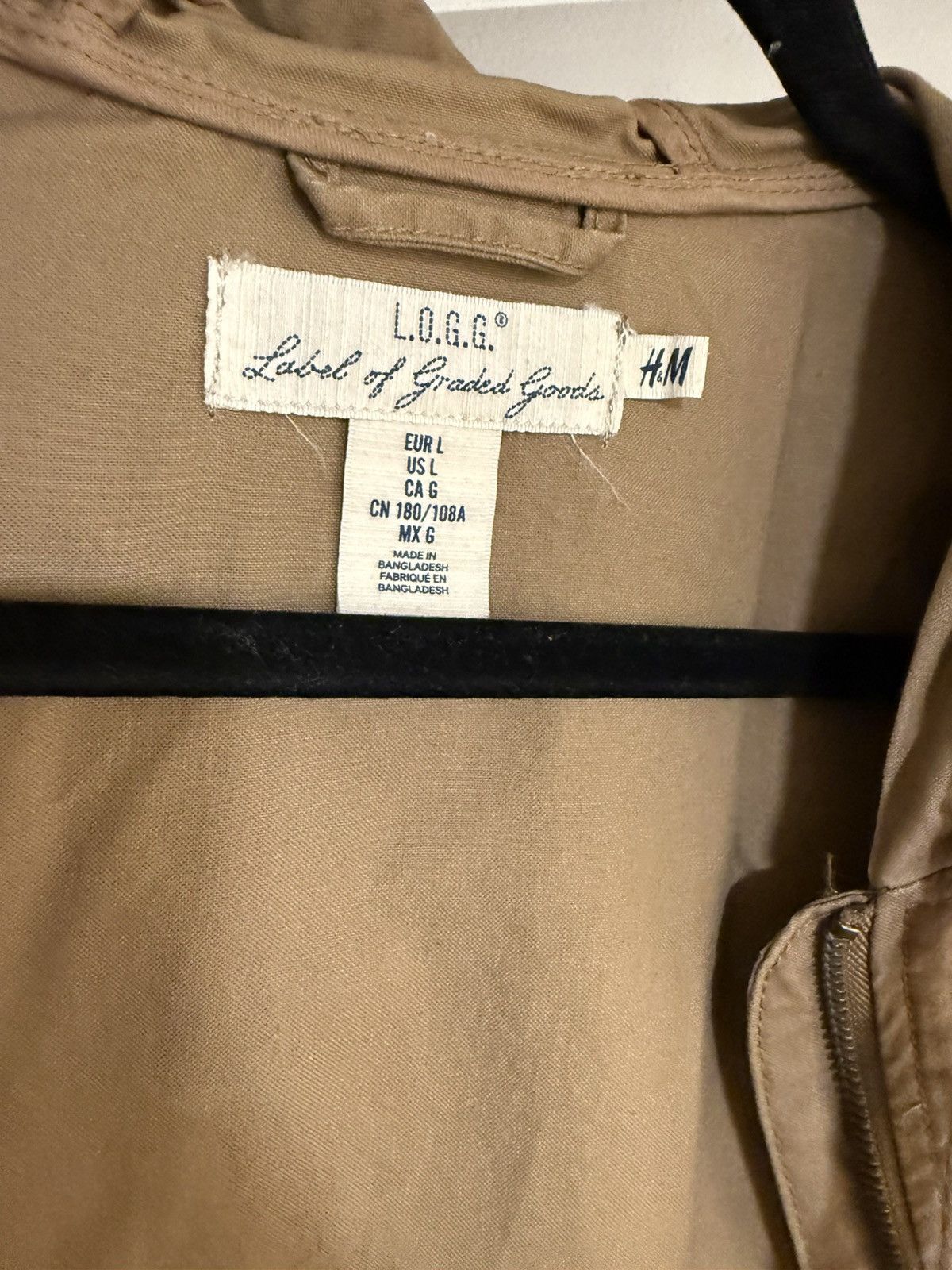 H&M H&M Light Khaki Jacket - Large Size US L / EU 52-54 / 3 - 3 Thumbnail