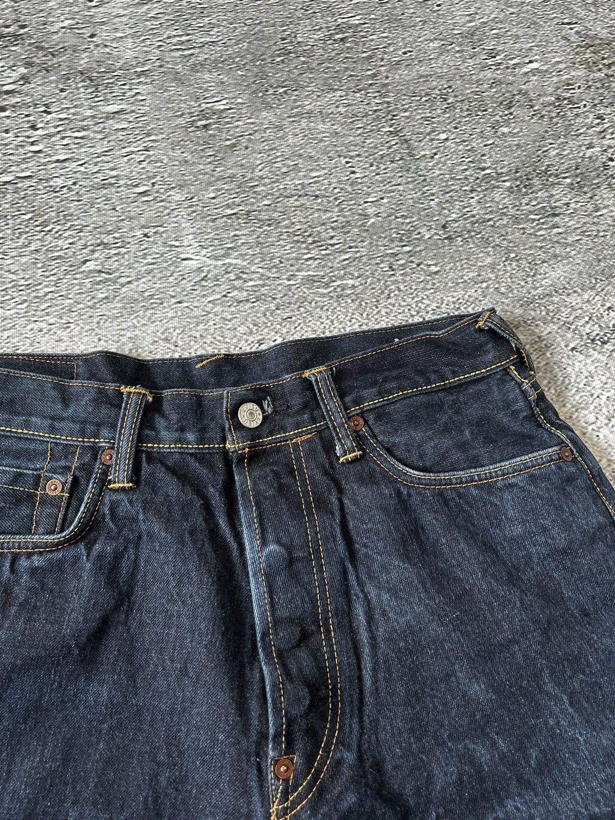 Evisu Evisu jeans daicock big logo gold selvedge denim Japan Size US 30 / EU 46 - 9 Thumbnail