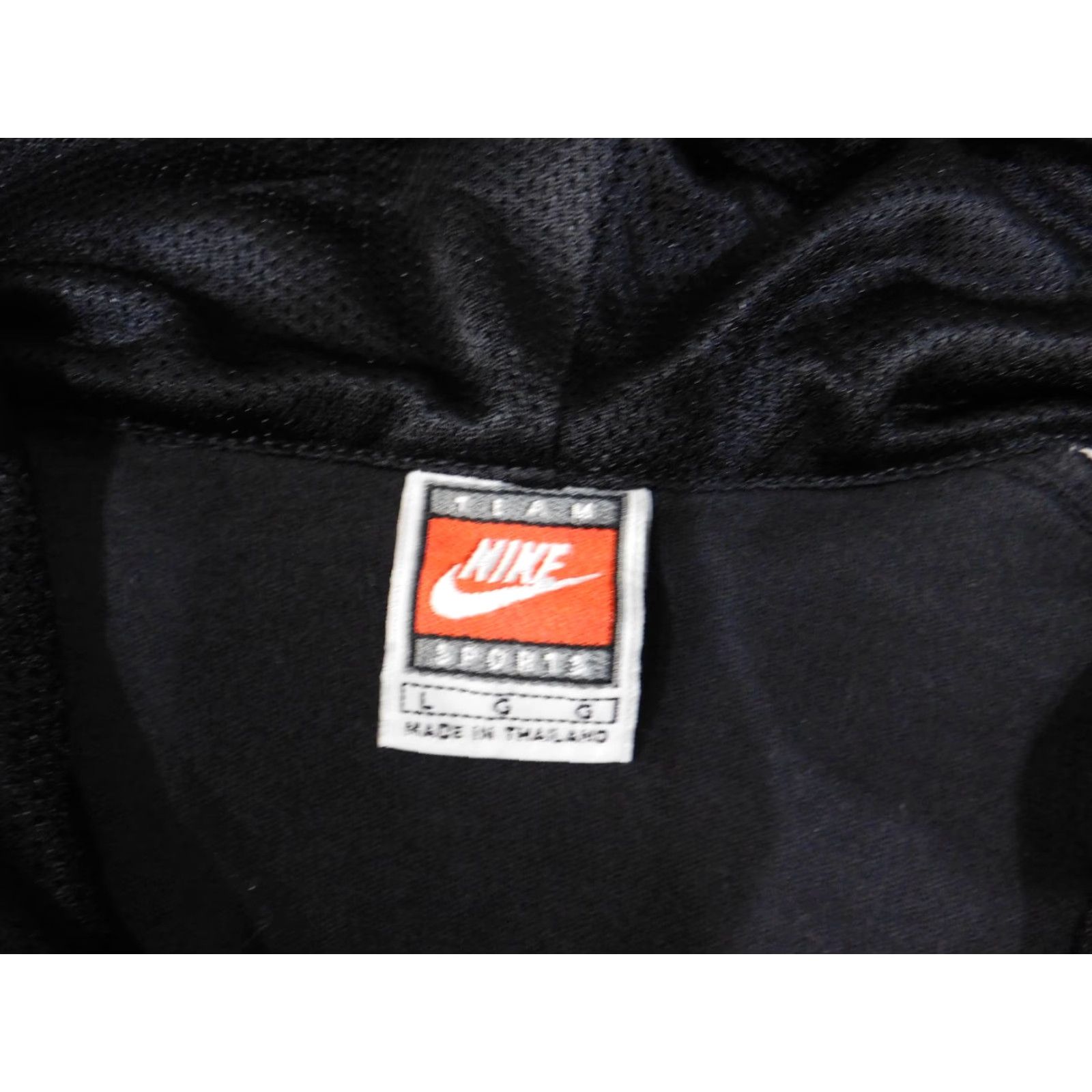 Nike VINTAGE nike hoodie large men black snap 90s basketball stretch retro Size US L / EU 52-54 / 3 - 5 Thumbnail