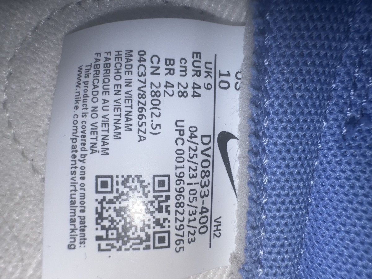 Nike Nike Dunk Low “UNC” Size US 10 / EU 43 - 7 Thumbnail