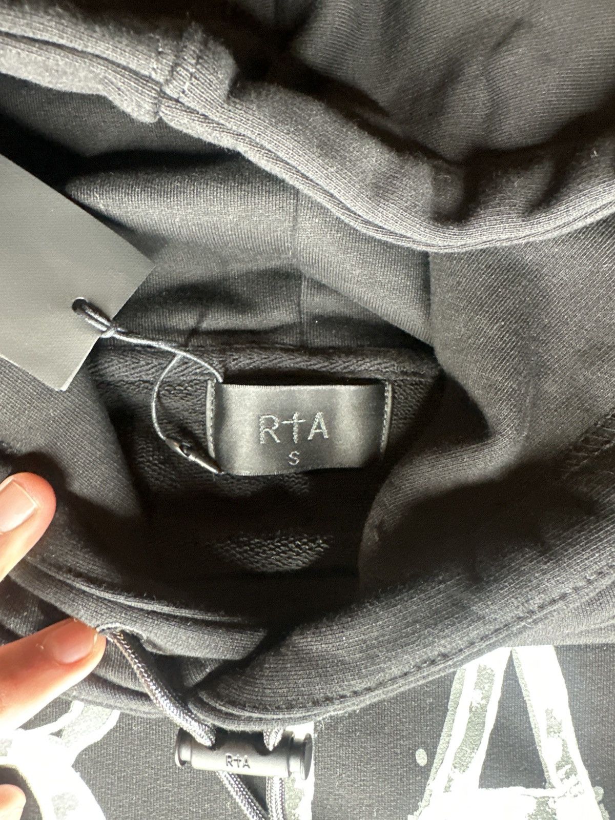 Rta RTA DION HOODIE - BLACK WATERCOLOR Size US S / EU 44-46 / 1 - 3 Thumbnail