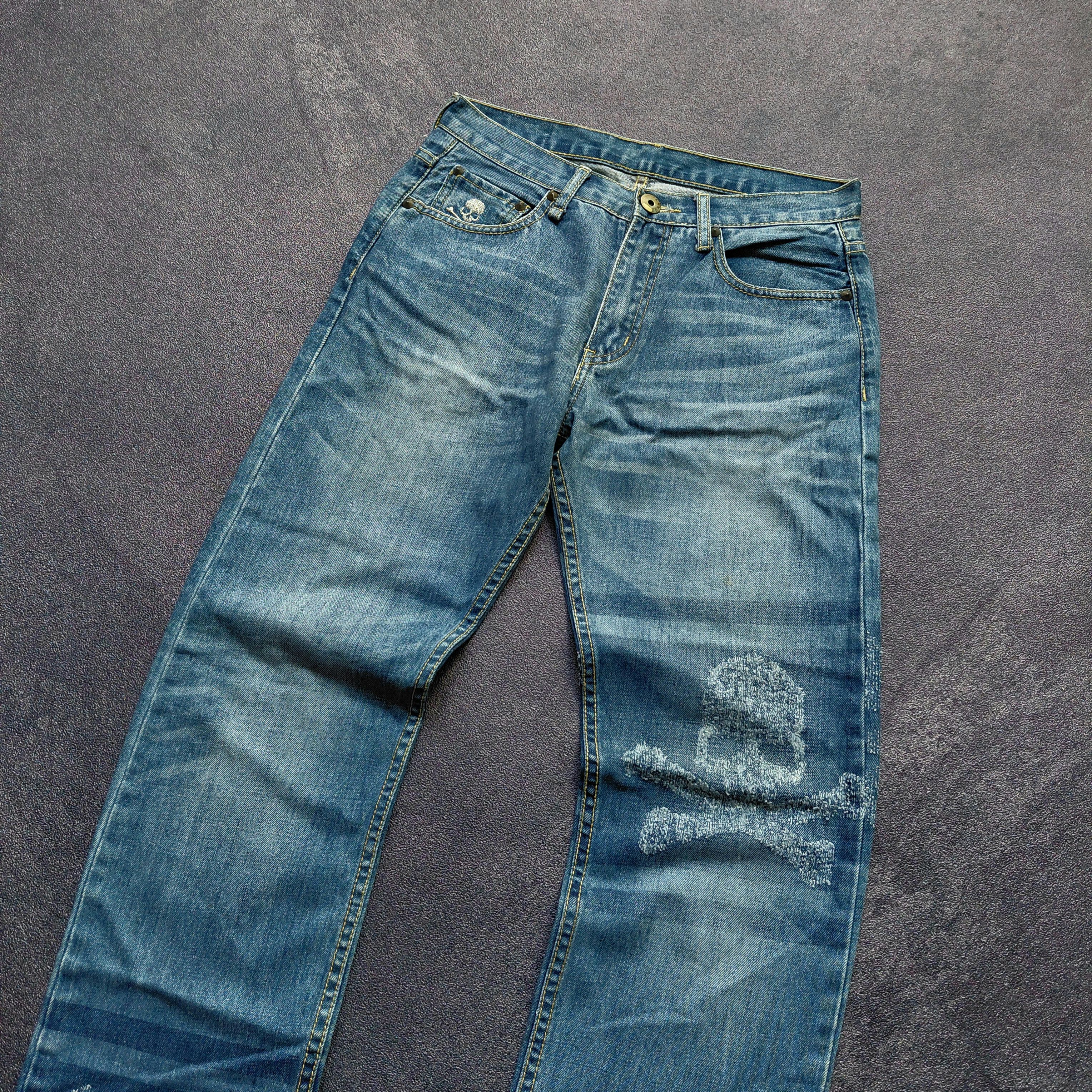 Japanese Brand Vintage Y2K Japanese Skull Pants Size US 28 / EU 44 - 3 Thumbnail