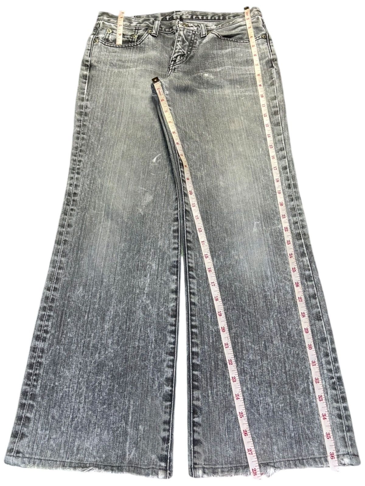 Levi's Vintage Japanese Levis Bootcut Faded Distressed Flare Jeans Size 28" / US 6 / IT 42 - 15 Thumbnail