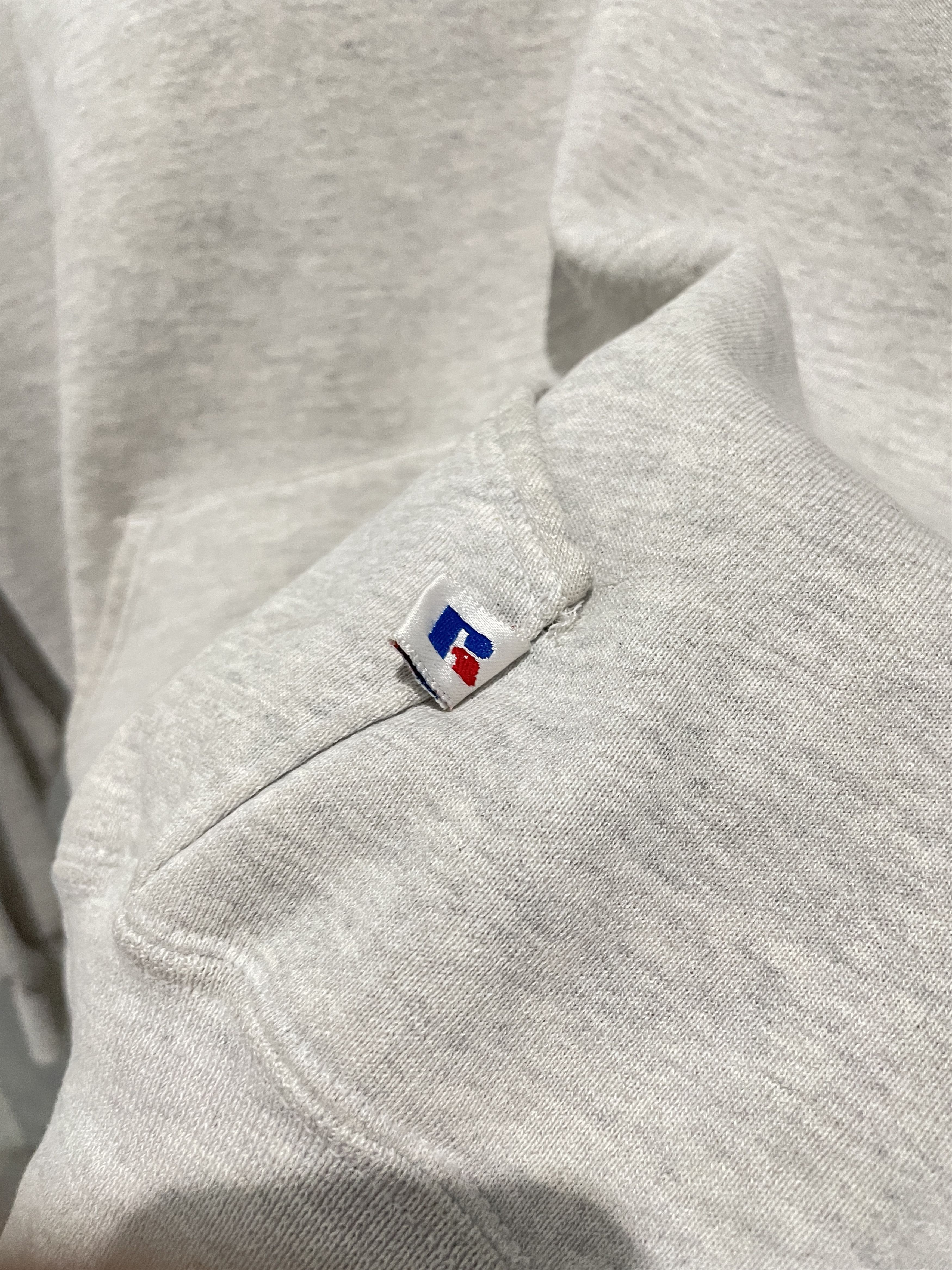 Russell Athletic Vintage 90s Ash Grey Hoodie Size US M / EU 48-50 / 2 - 2 Thumbnail
