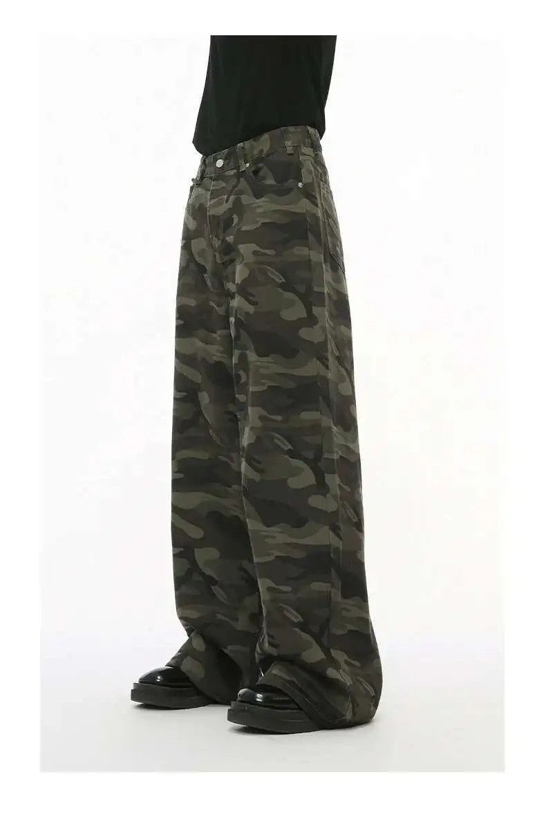 Japanese Brand Baggy Camo Jeans Asian Style Size US 34 / EU 50 - 9 Thumbnail