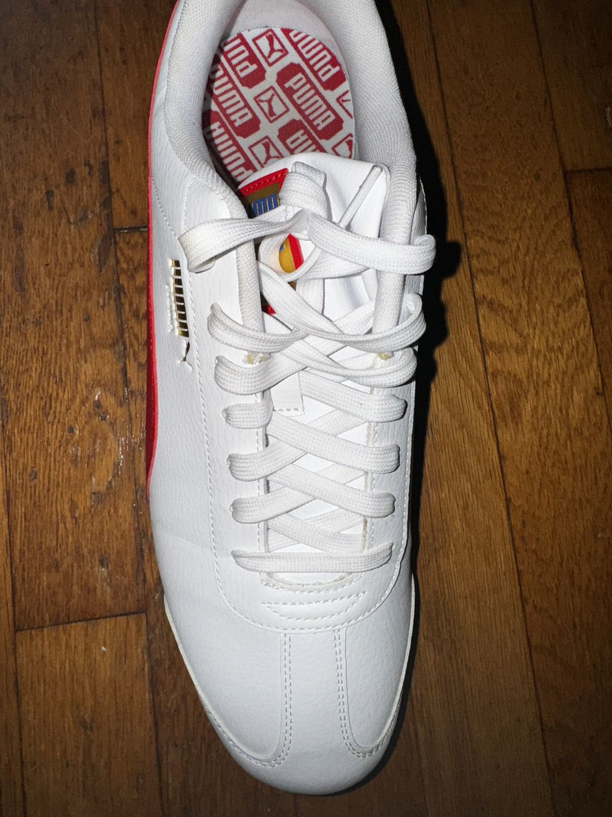 Puma Roma RWB "White/Red/Blue Mismatch" sneakers Size US 13 / EU 46 - 5 Thumbnail