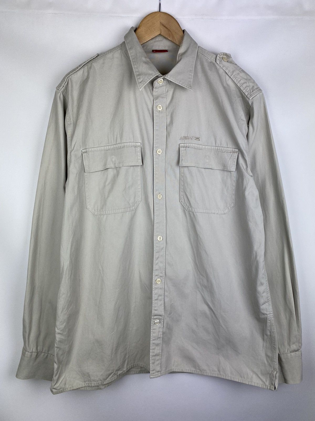Levi's × Vintage Levis Red Tab vintage men’s military shirt overshirt Size US XL / EU 56 / 4 - 1 Thumbnail