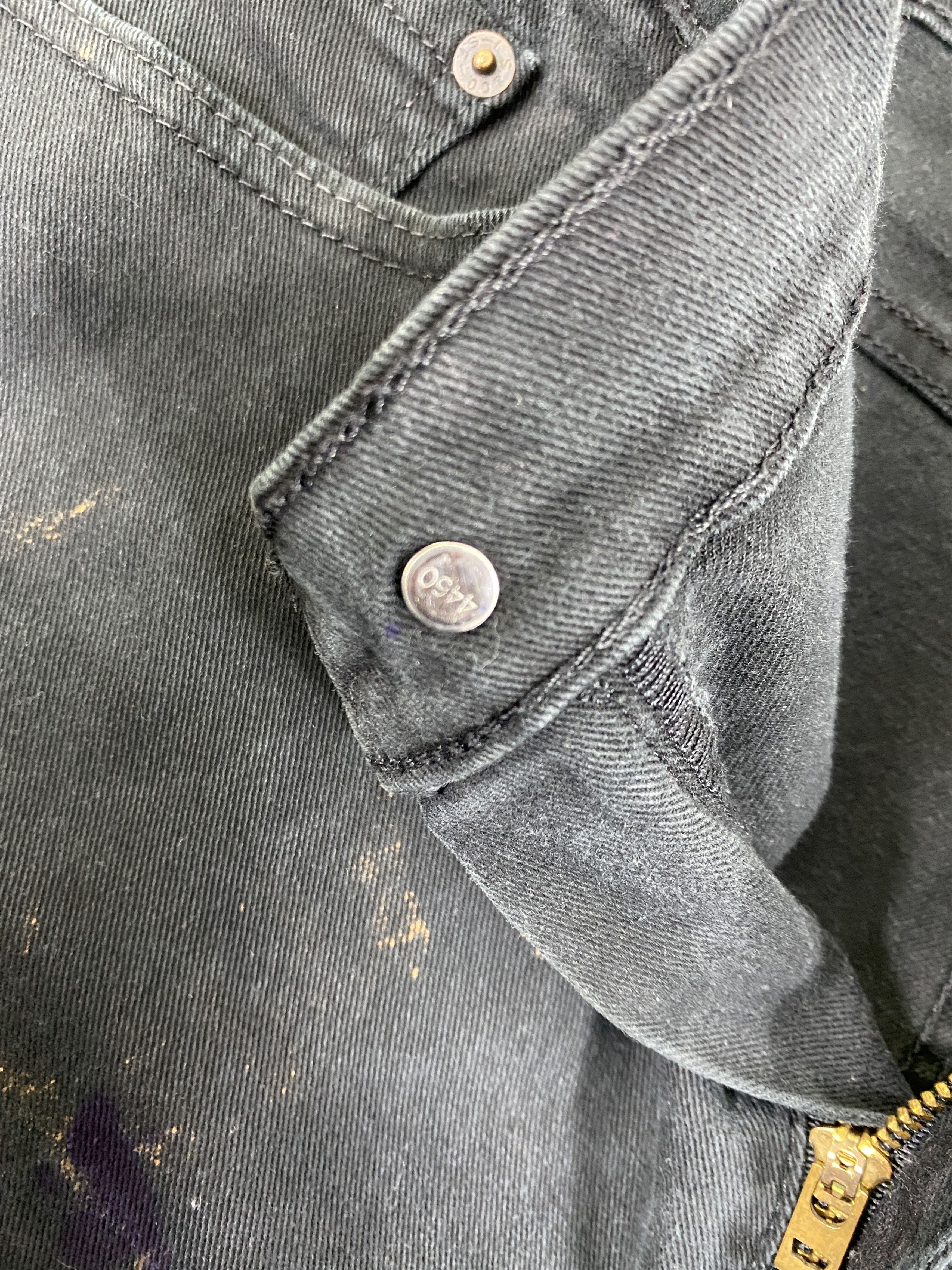 Levi's Black Vintage Levi's 513 Jeans 38x29.5 Denim -JN1471 Size US 38 / EU 54 - 7 Thumbnail