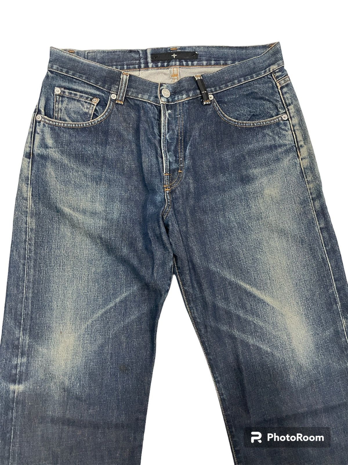Massimo Osti × Stone Island Vintage Stone Island designer denim stone wash Jeans W34 Size US 34 / EU 50 - 4 Thumbnail