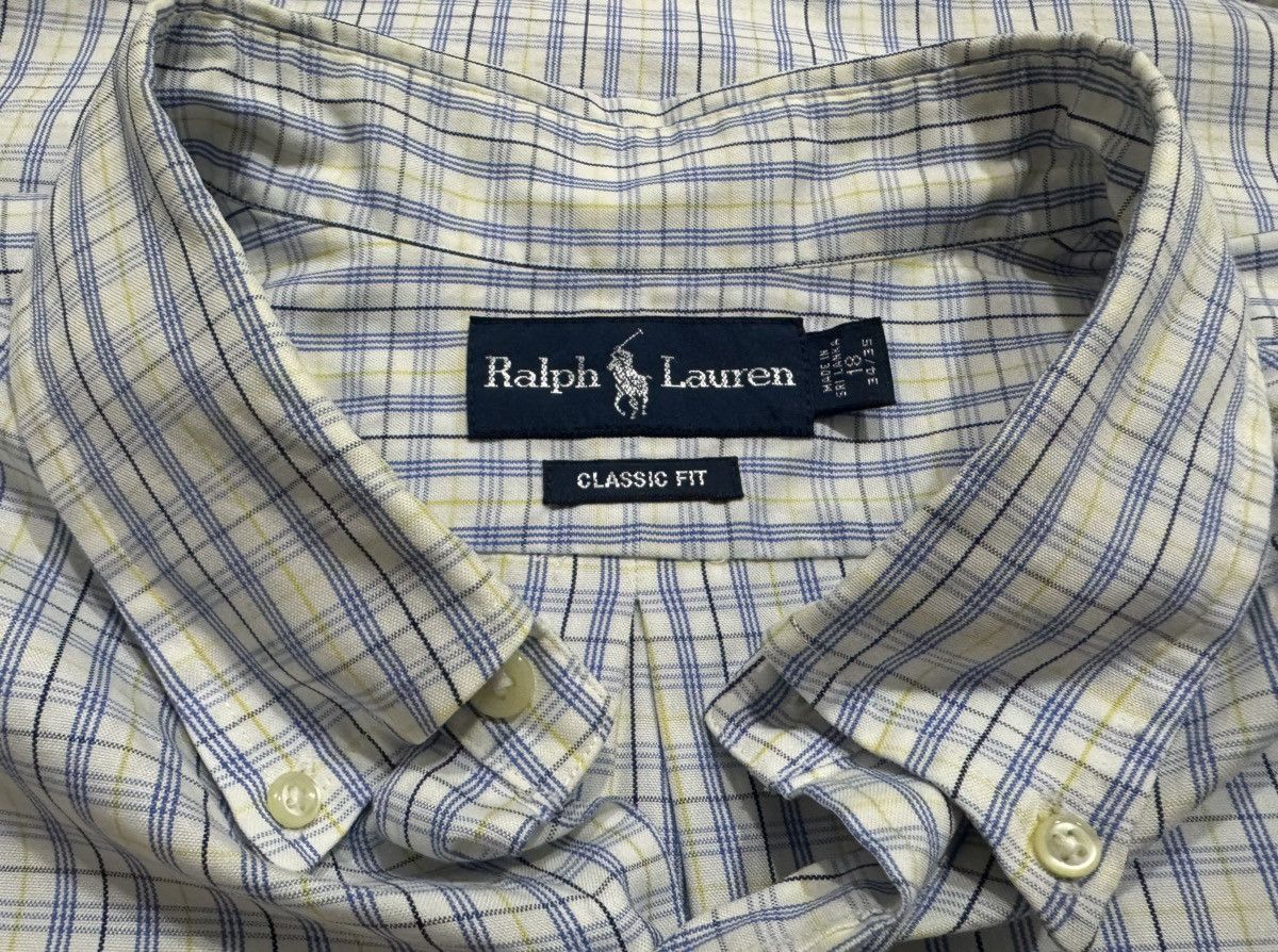 Polo Ralph Lauren × Ralph Lauren × Vintage Polo by Ralph Lauren Checkered Shirt Size US XXL / EU 58 / 5 - 3 Thumbnail