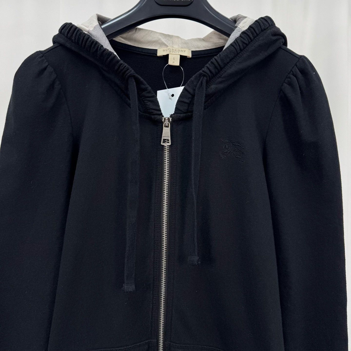 Burberry Burberry Embroidered Equestrian Knight Check Zipped Hoodie Size US S / EU 44-46 / 1 - 3 Thumbnail