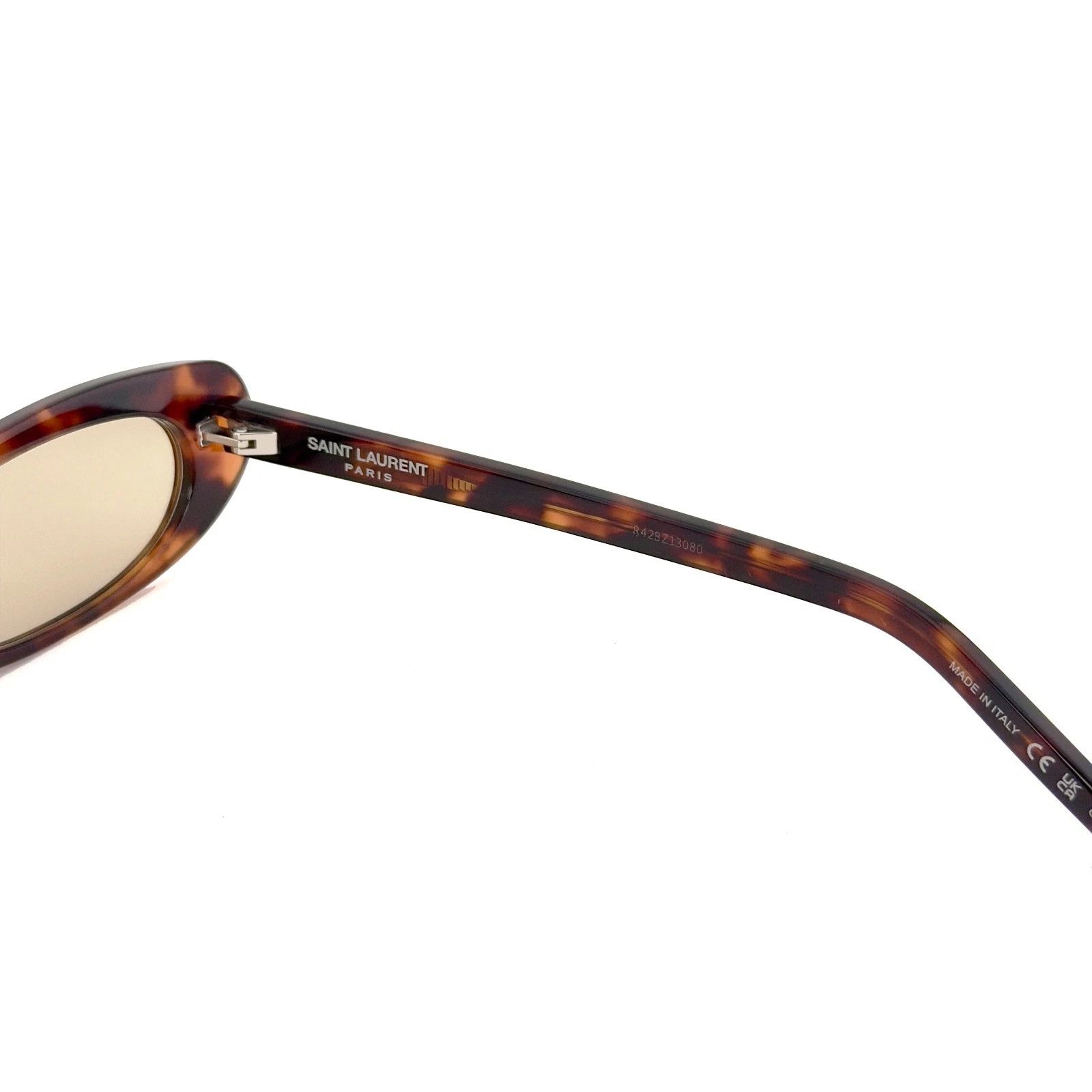 Yves Saint Laurent SAINT LAURENT SHADE SL 557 SL557 Brown Havana Sunglasses 008 Size ONE SIZE - 7 Thumbnail
