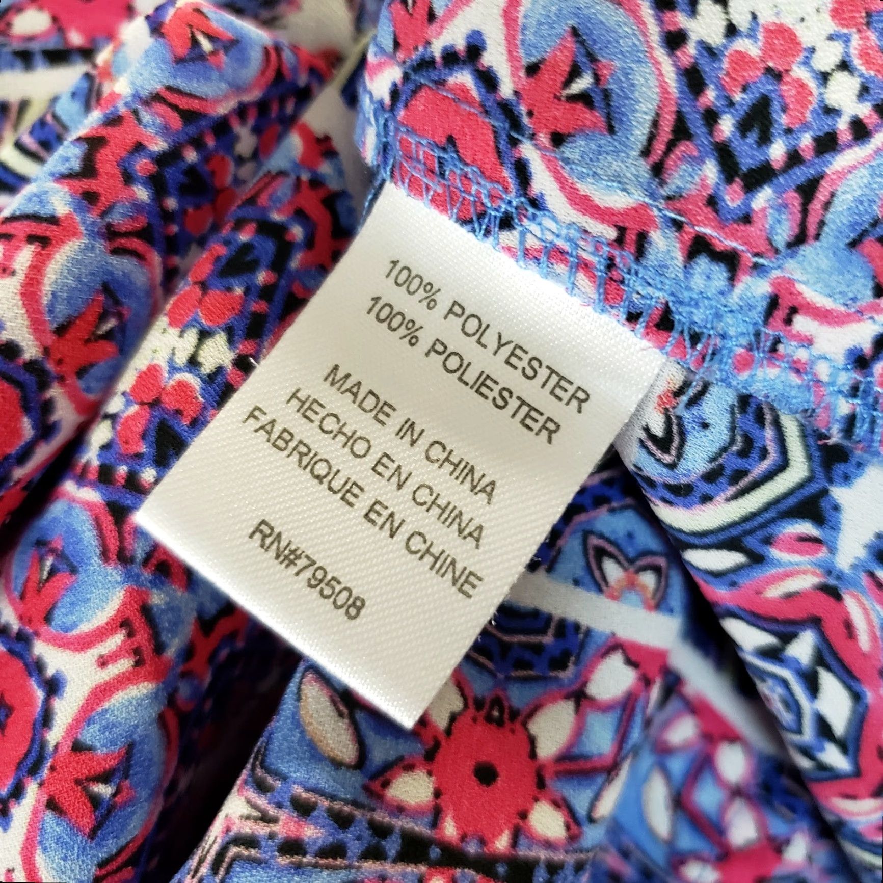 Vintage Violet & Claire Vintage Womens Tank Top Sz M Pink Floral Printed Sleeveless Round Neck Shirt Womens Size M / US 6-8 / IT 42-44 - 6 Thumbnail