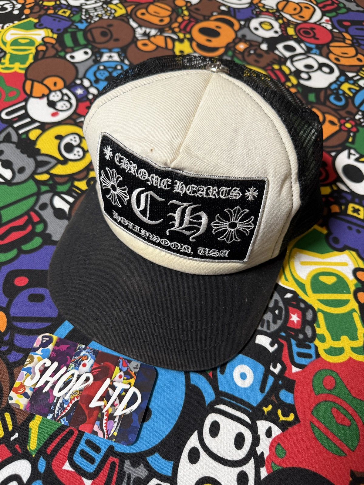 Chrome Hearts Chrome Hearts Black Hollywood Trucker Hat Size ONE SIZE - 2 Thumbnail