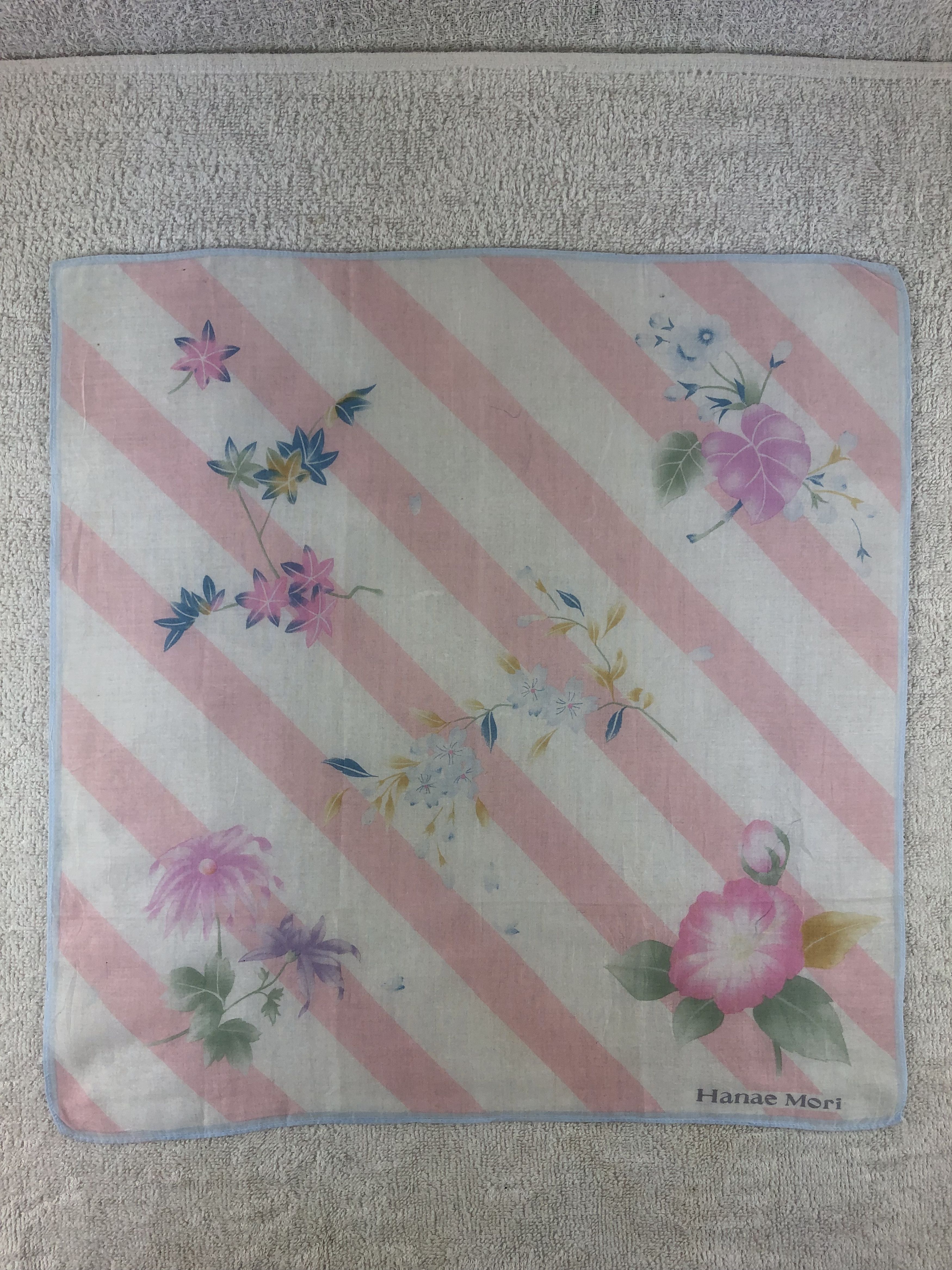 Hanae Mori × Japanese Brand × Vintage Hanae Mori Handkerchief / Bandana / Neckerchief Size ONE SIZE - 3 Thumbnail