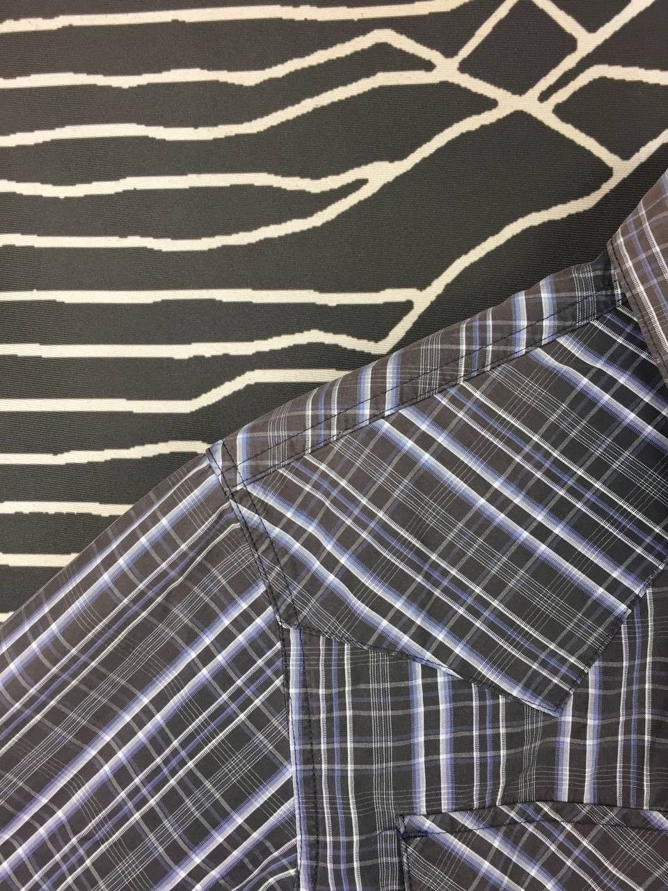 United Arrows Blue Label United Arrows Plaid Pearl Snap Western Shirt Size US M / EU 48-50 / 2 - 5 Thumbnail