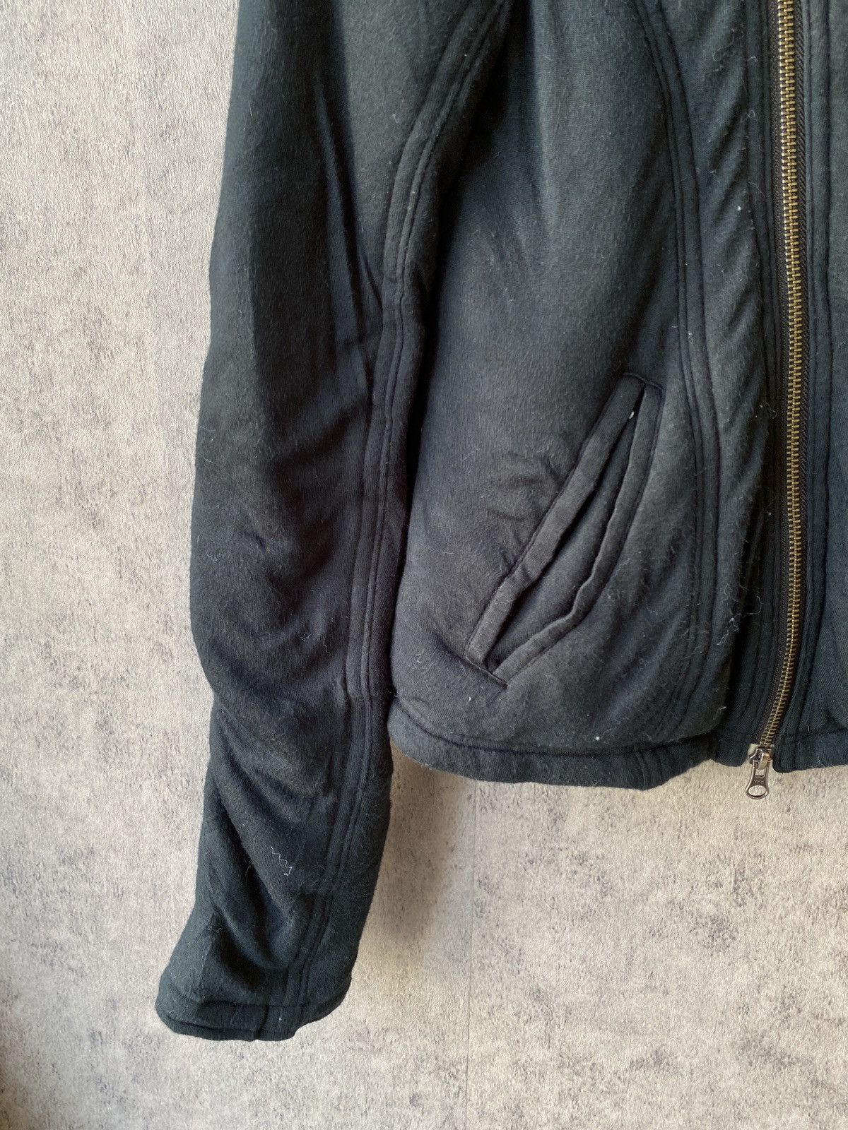 Japanese Brand Maison Gilfy Dark Green Fur Hoodie Zipper Jacket Size US S / EU 44-46 / 1 - 8 Thumbnail