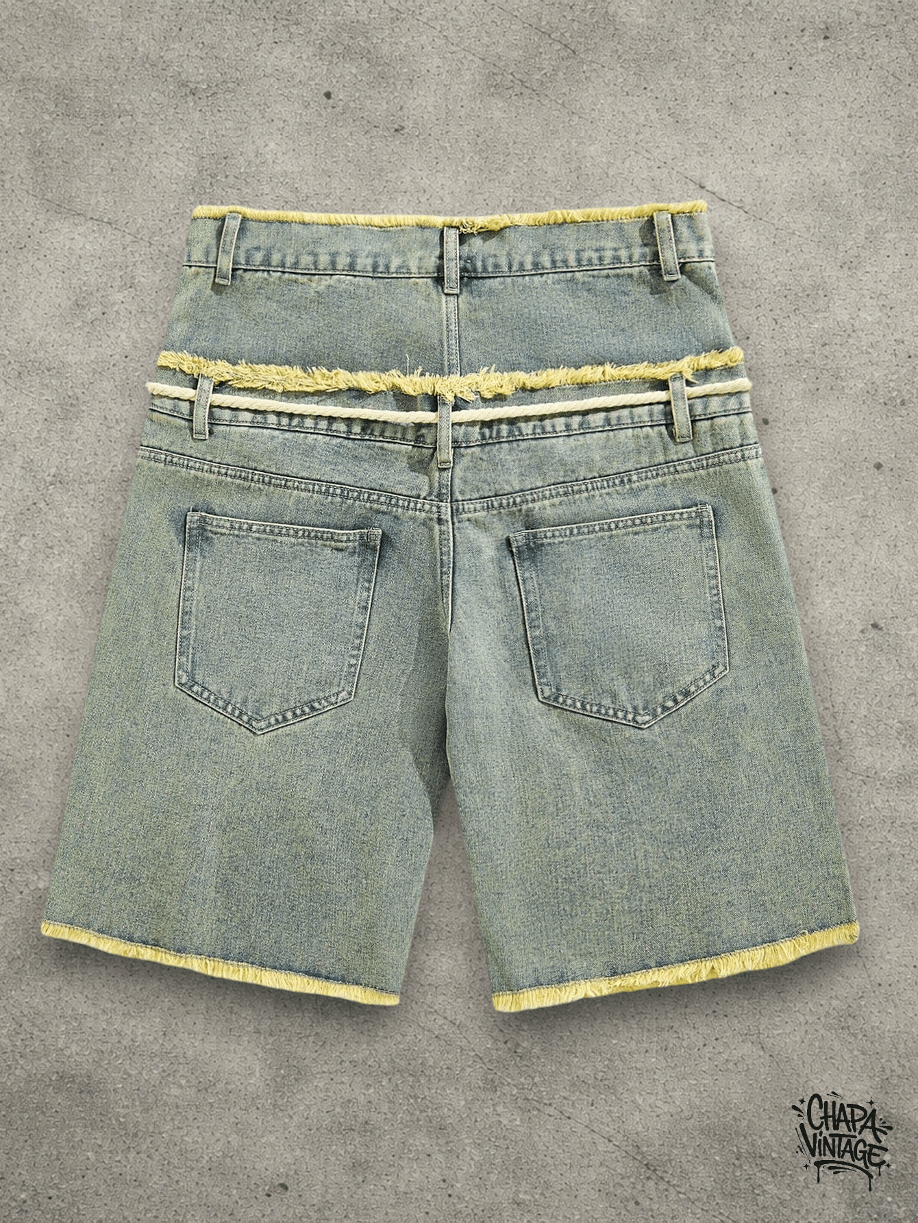 Jean Distressed Waistband shorts Size US 32 / EU 48 - 4 Thumbnail