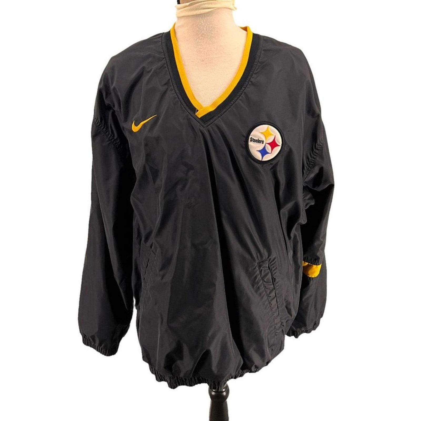 Nike Vintage Nike Proline Reversible Pittsburgh Steelers Pullover Size US L / EU 52-54 / 3 - 6 Thumbnail