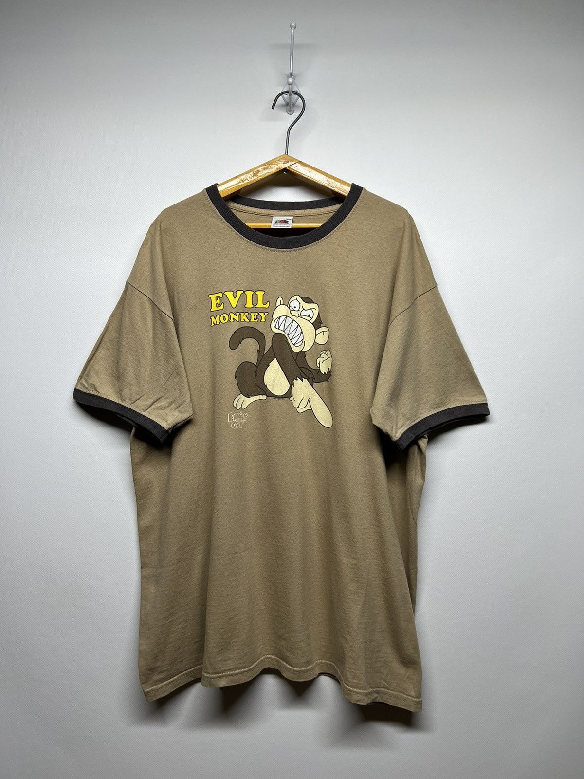 Vintage Vintage Y2K Porno “ EVIL MONKEY CARTOON FUCK “ FUNNY Tee Size US XL / EU 56 / 4 - 2 Thumbnail