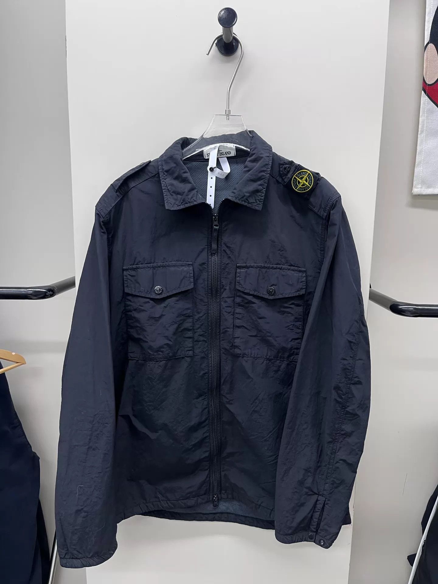 Stone Island Stone Island shoulder patch nylon jacket XL 99 new Size US XL / EU 56 / 4 - 1 Thumbnail