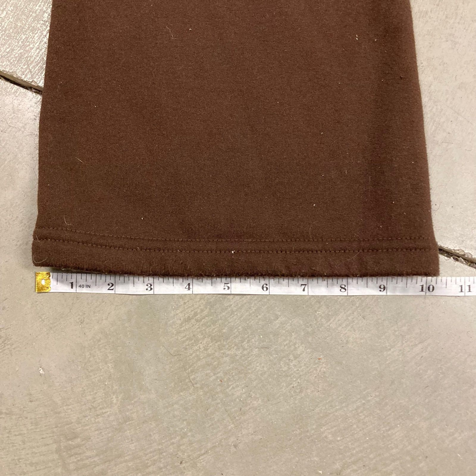 Vintage Brown graphic Flared Sweatpants 27x28 Size US 27 - 3 Thumbnail