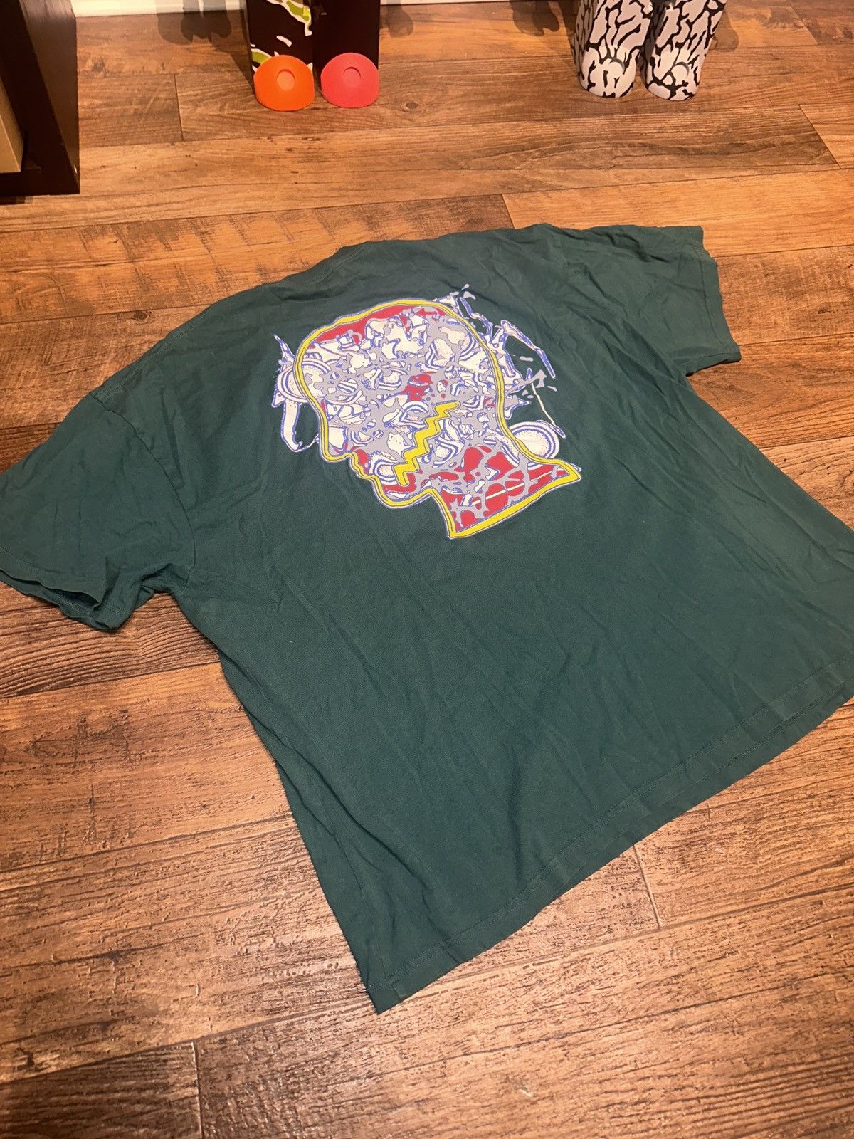 Brain Dead Brain Dead Psychosis T-Shirt 'Forest Green' Size US XXL / EU 58 / 5 - 2 Thumbnail