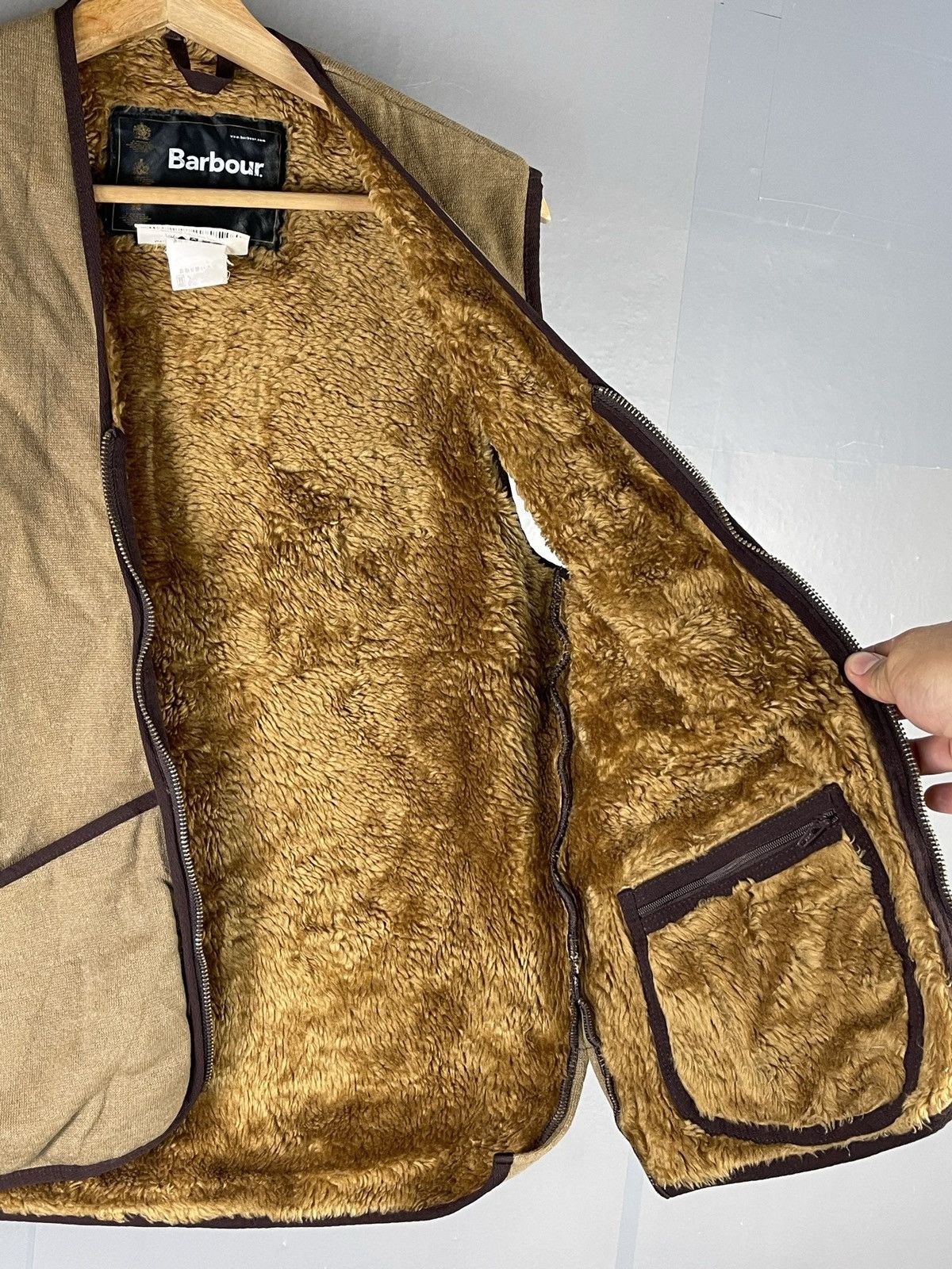 Barbour VINTAGE BARBOUR AW05 Warm Pile Lining Brown Vest Size US S / EU 44-46 / 1 - 9 Thumbnail