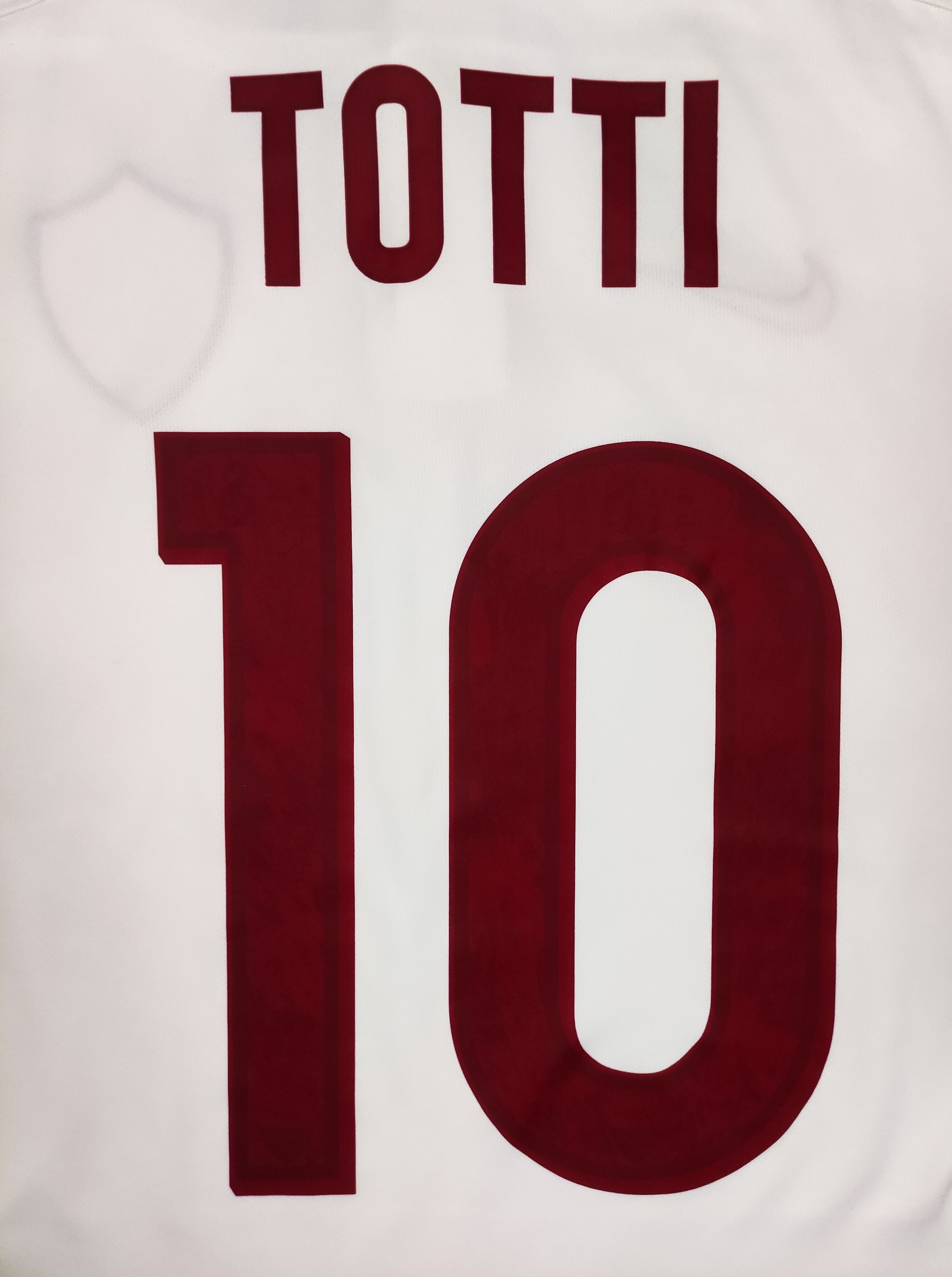 Adidas Totti #10 AS Roma 2015 2016 Nike Away Original Italy Size US S / EU 44-46 / 1 - 7 Thumbnail