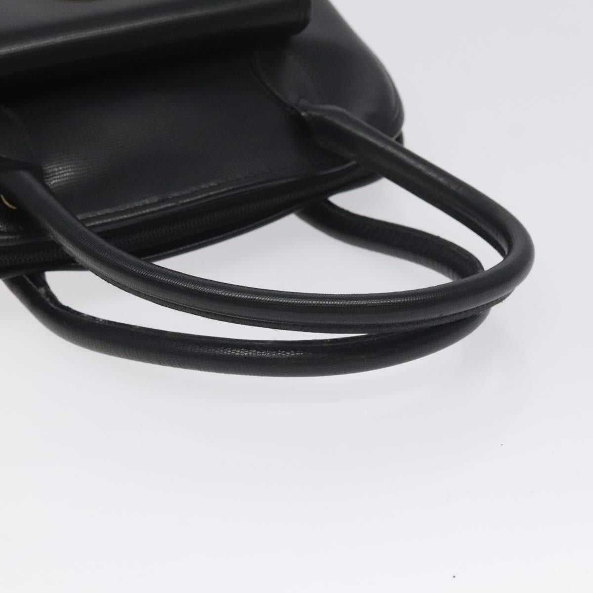 Celine CELINE Hand Bag Leather Black Gold Size ONE SIZE - 7 Thumbnail