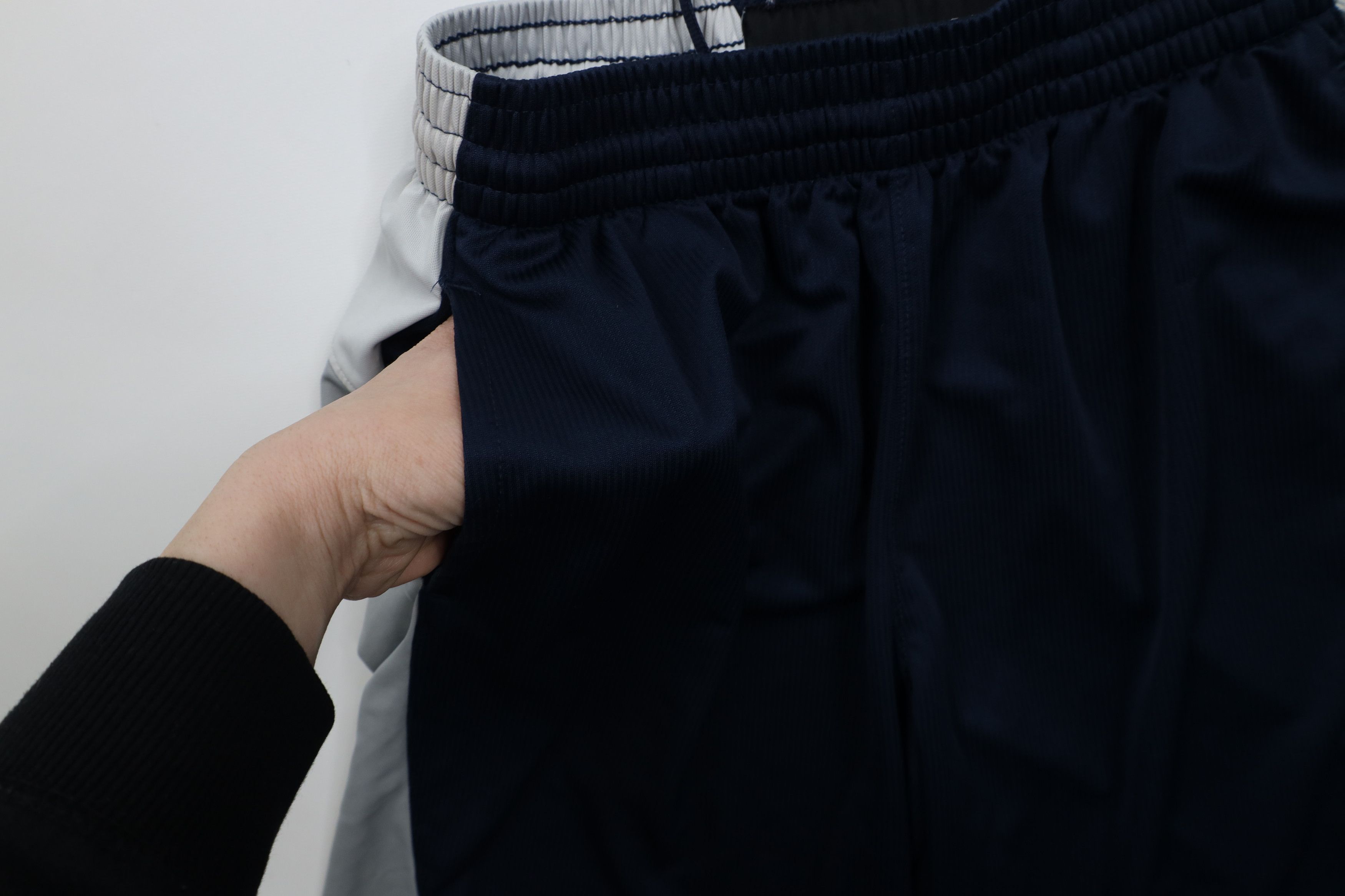 Nike × Vintage Vintage Y2K Nike Basketball Mini Swoosh Gym Shorts Blue Size US 30 / EU 46 - 6 Thumbnail