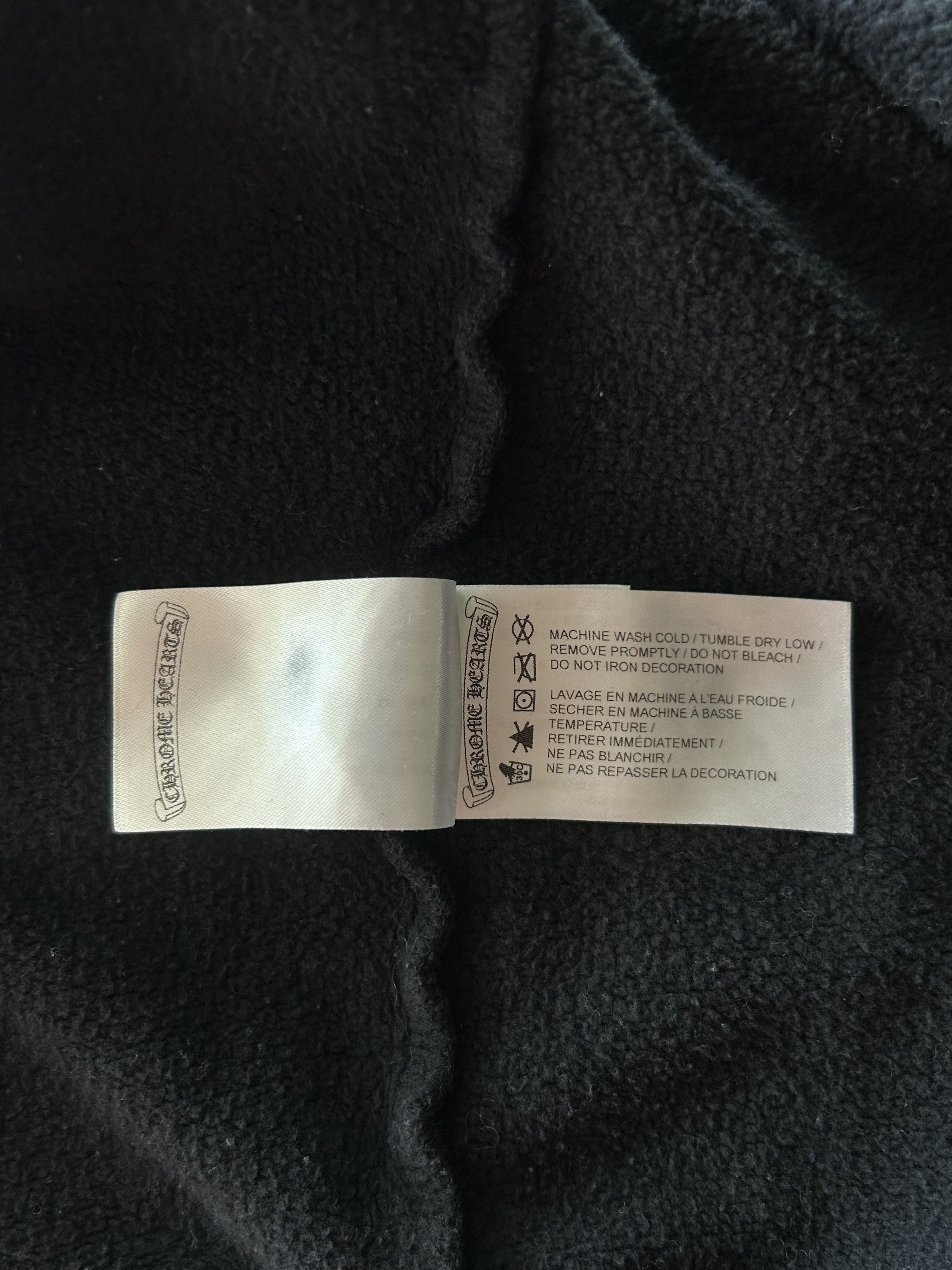Chrome Hearts Chrome Hearts Black & White T-Bar Logo Zip Up Hoodie Size US M / EU 48-50 / 2 - 5 Thumbnail
