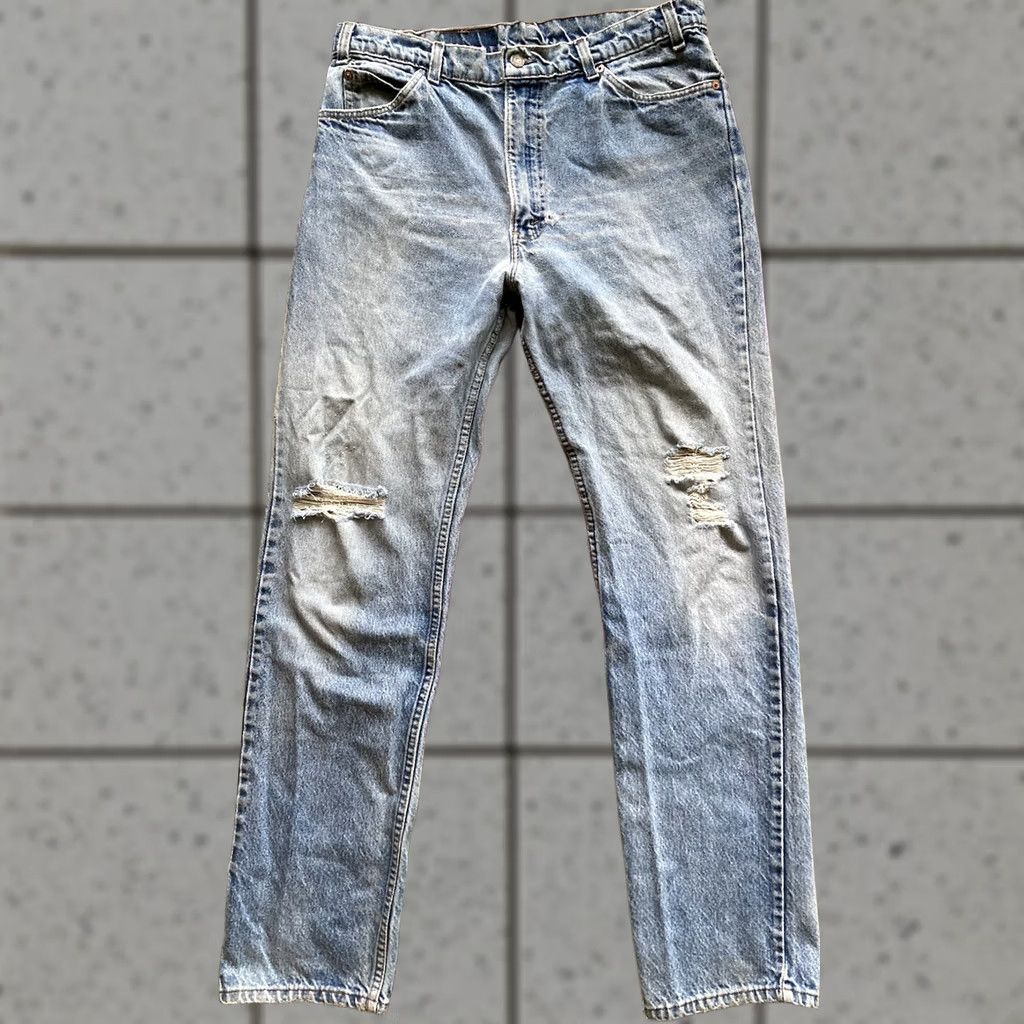 Levi's VINTAGE Levi's 509 Jeans Shirt? No—Vintage Levi's 509 Jeans Casual Men 36x34 34x32 Blue Denim USA Made 80s 90s 00s? Size US 36 / EU 52 - 1 Thumbnail