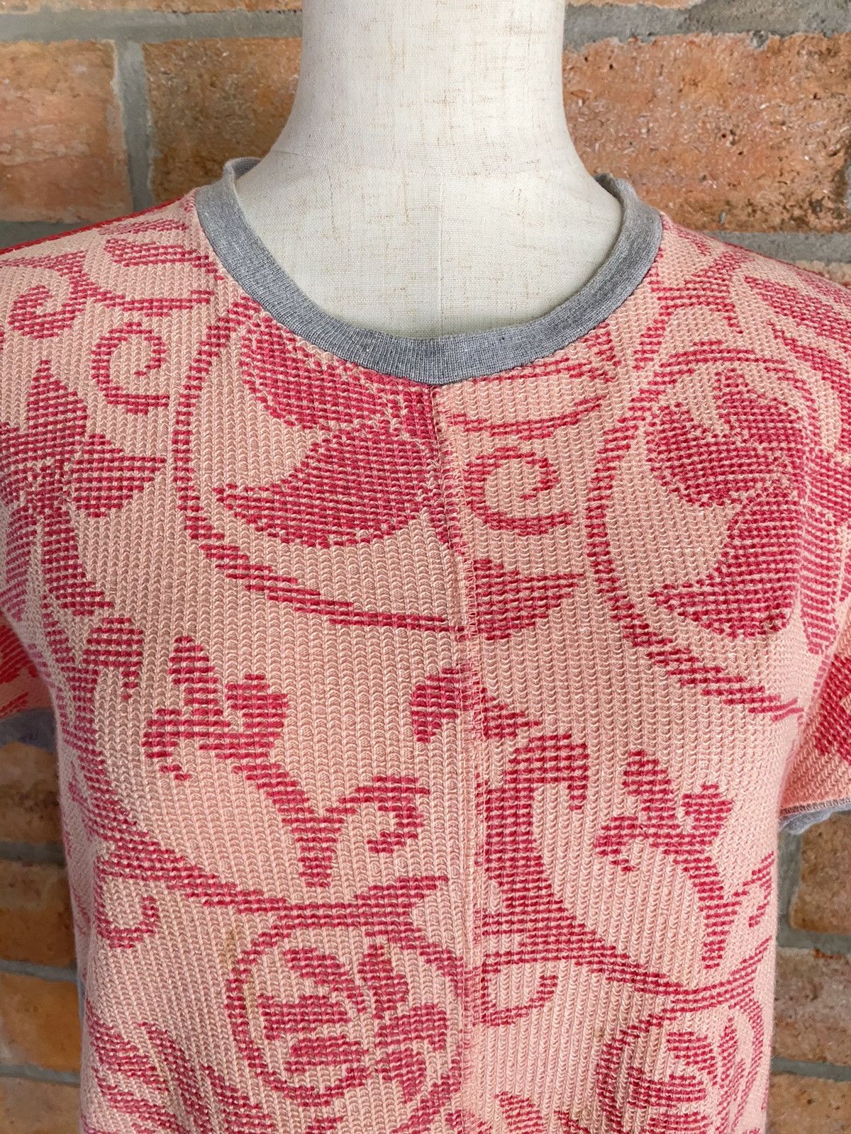 Diesel DIESEL Y2K Floral Knit T-Shirt Size S / US 4 / IT 40 - 16 Thumbnail