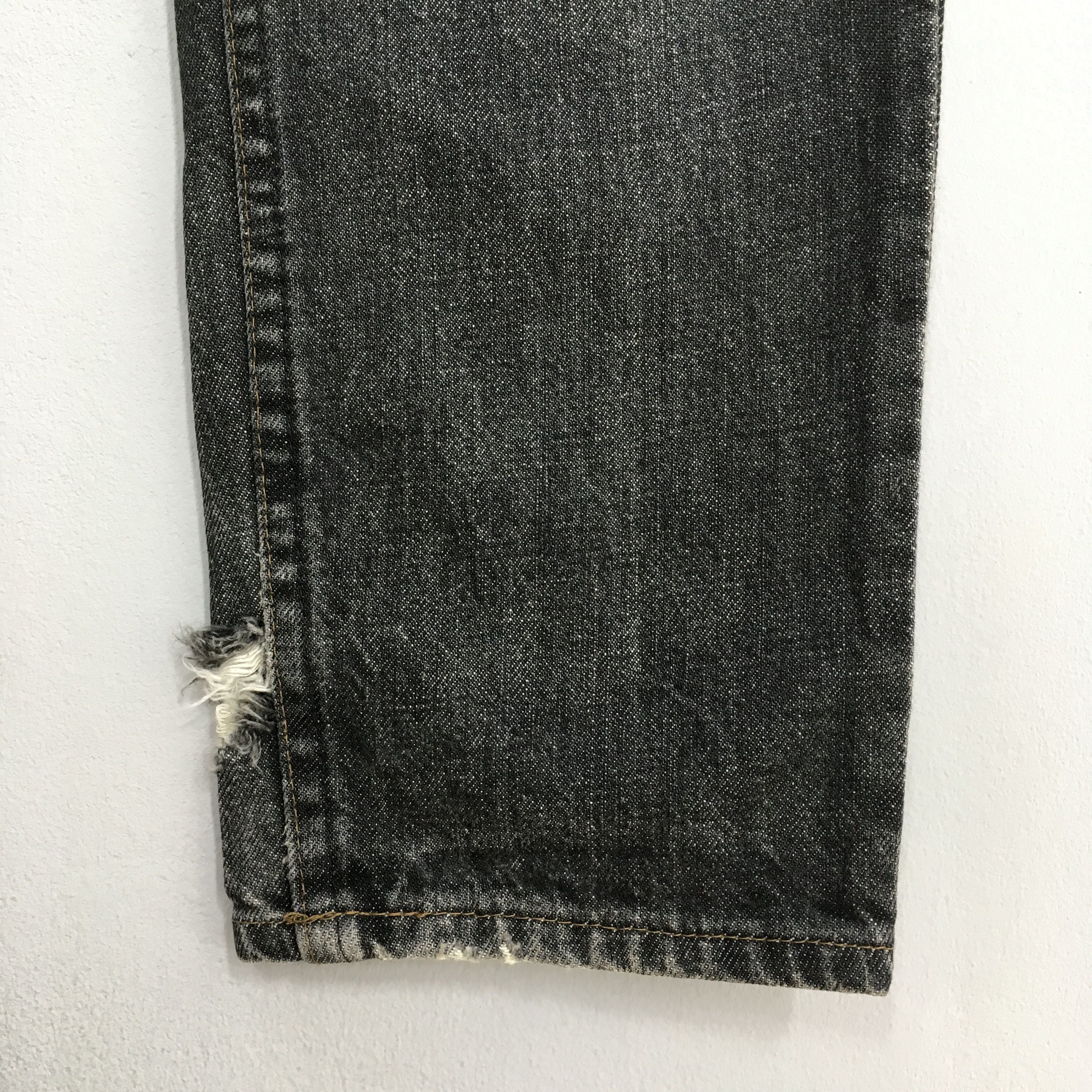 Jean × Levi's × Vintage Size 30x31 Vintage Levi's 603 Faded Black Jeans Size US 30 / EU 46 - 9 Thumbnail