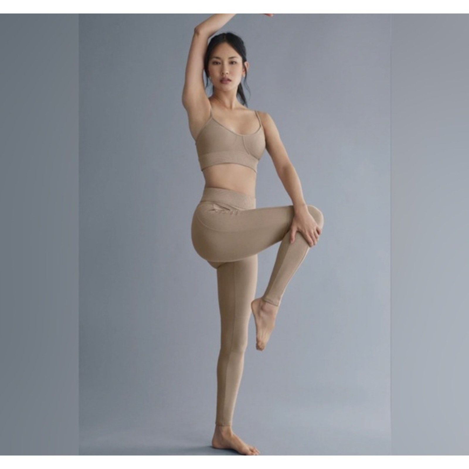 Alo Alo Yoga Washed Alosoft High-Waist Sunday Leggings Cool S Size 25" / US 0 / IT 36 - 3 Thumbnail