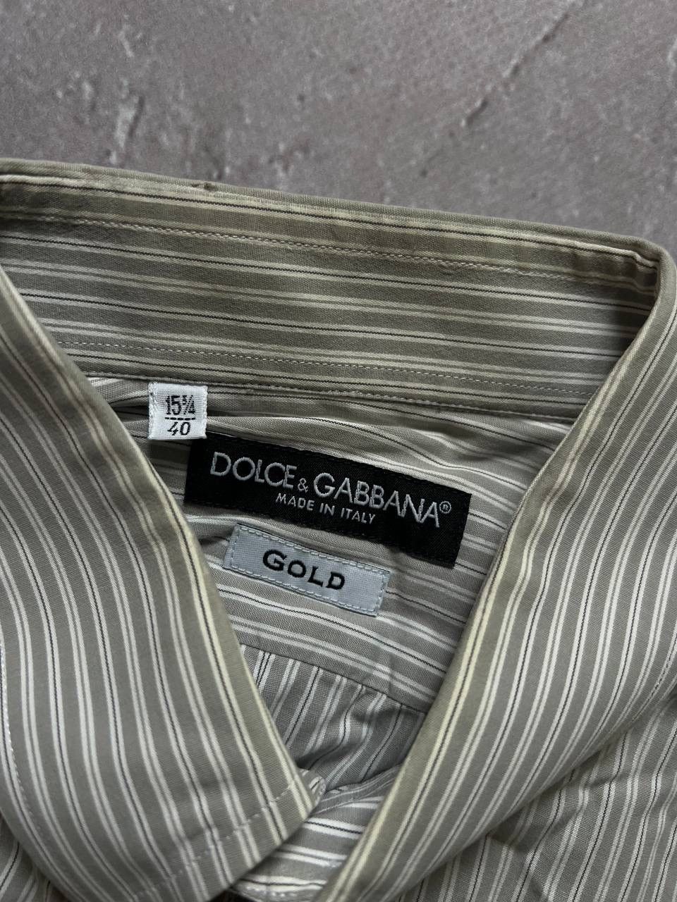 Dolce & Gabbana Dolce & Gabbana men's striped shirt, size 40/15 3/4 Size US M / EU 48-50 / 2 - 7 Thumbnail