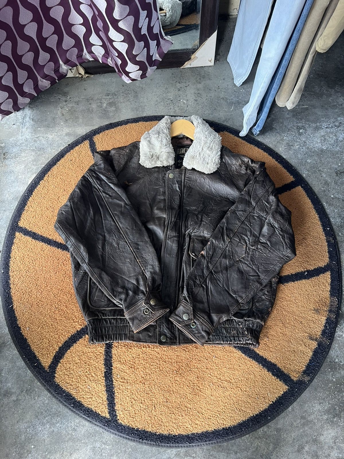 Other 🔥Flight Jacket Usa Stylewear Leather Size US L / EU 52-54 / 3 - 2 Thumbnail