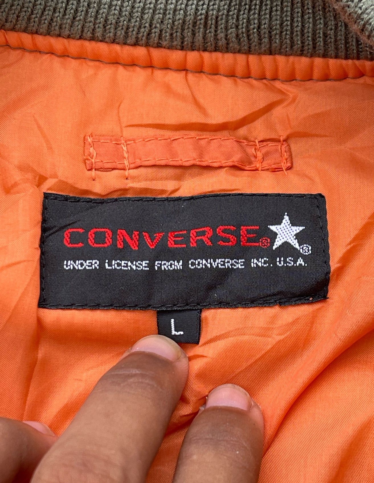 Converse 🔥Vintage Converse Ma-1 Flight Bomber Jacket Size US L / EU 52-54 / 3 - 17 Thumbnail