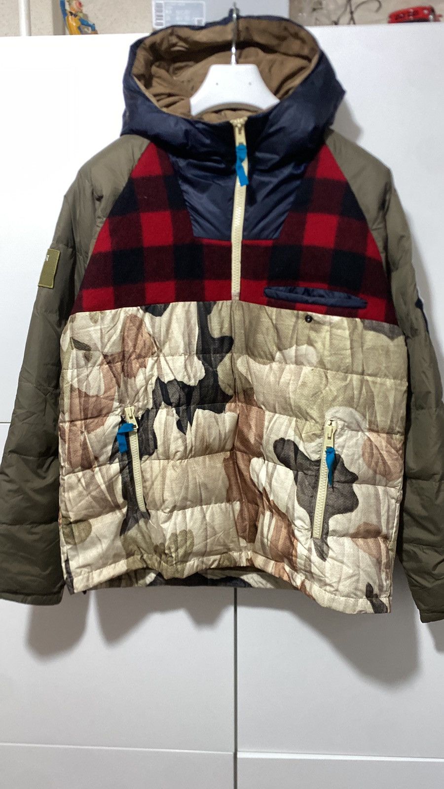 Woolrich Woolen Mills 🧥Woolrich X Griffin down jacket, size L, multi-color, used, Size US L / EU 52-54 / 3 - 1 Thumbnail