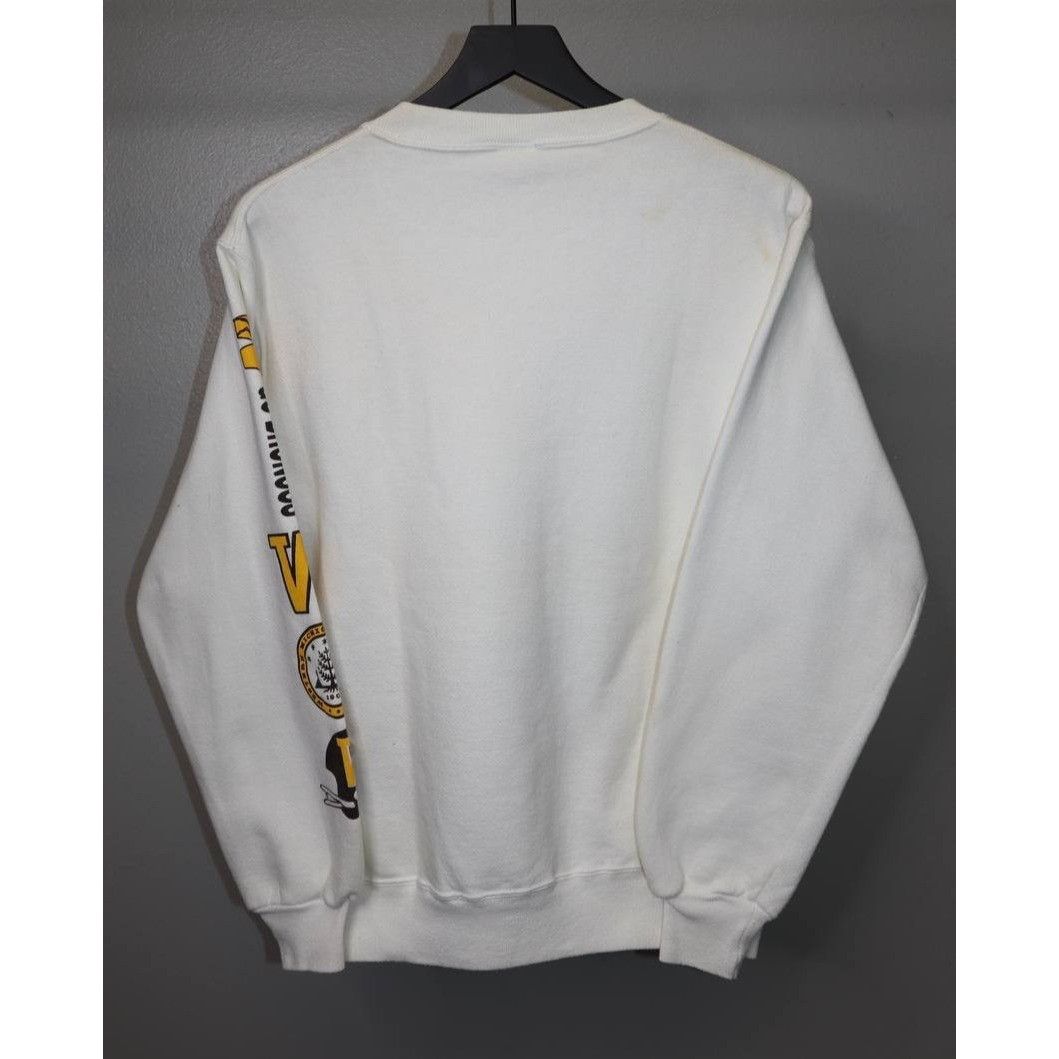 Vintage Vintage 90s Western Michigan Broncos Sweatshirt M White USA Size US M / EU 48-50 / 2 - 6 Thumbnail