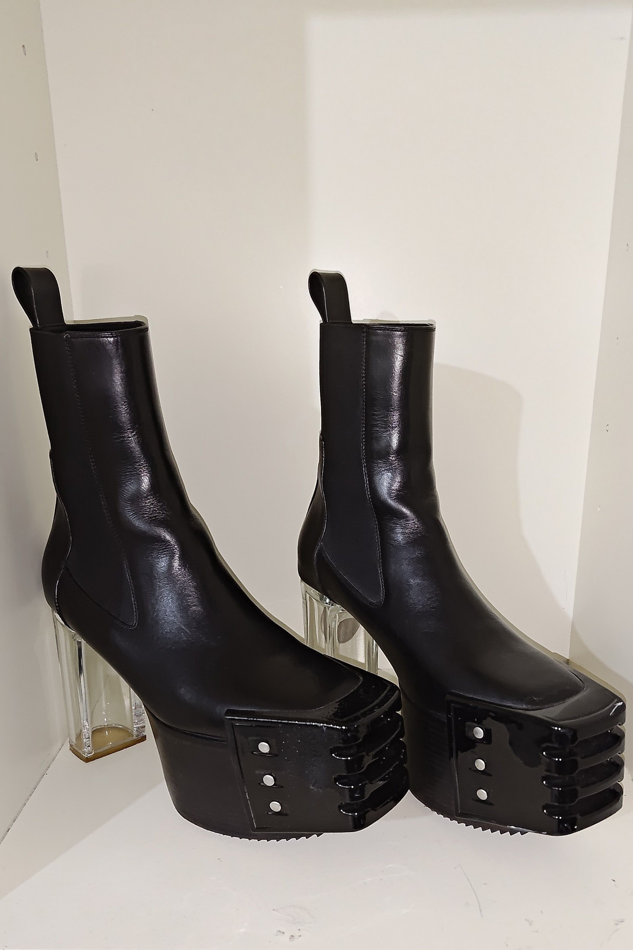 Rick Owens Rick Owens Kiss Boots 42 / Eggplant Beveled Platforms