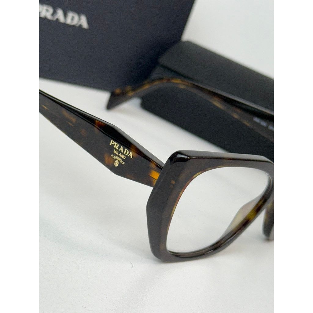 Prada NEW Prada PR18WV Eyeglass Frames in Havana Brown Size ONE SIZE - 5 Thumbnail