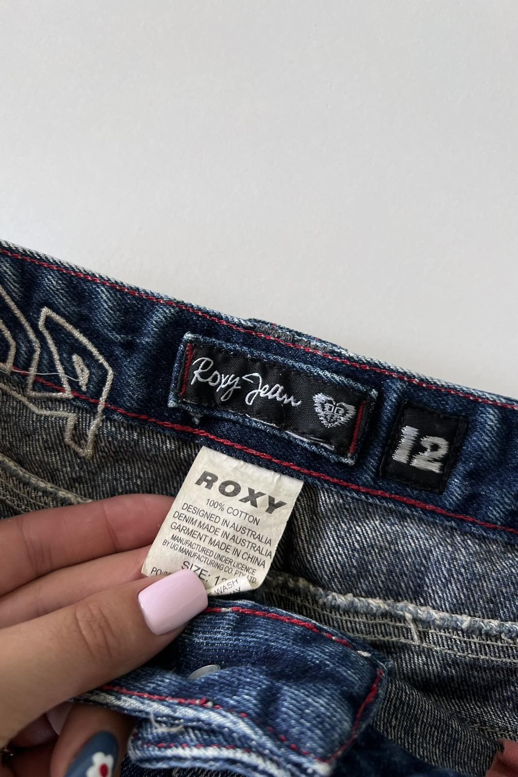 Other VINTAGE QUICKSILVER X ROXY SKIRT DENIM SZ 12 Size 34" / US 12 / IT 48 - 5 Thumbnail
