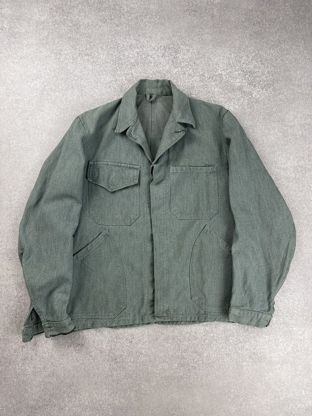 Le Laboureur Vintage Sanfor French Workwear Utility Jacket Size 50 Size US M / EU 48-50 / 2 - 1 Thumbnail
