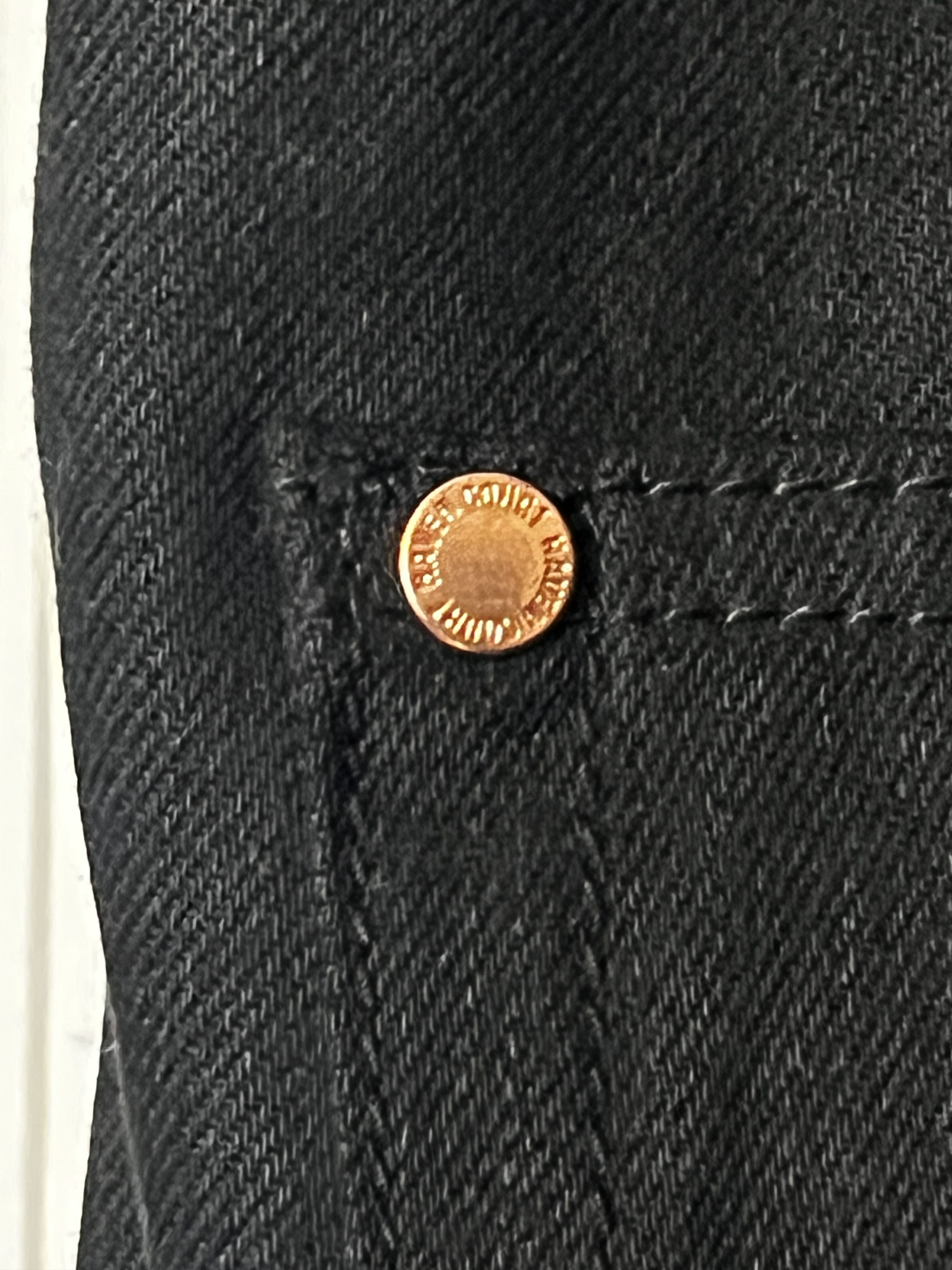 Haven Court Quad Cargo Denim V2 (caliber) (Black raw selvedge denim) Size US 35 - 7 Thumbnail
