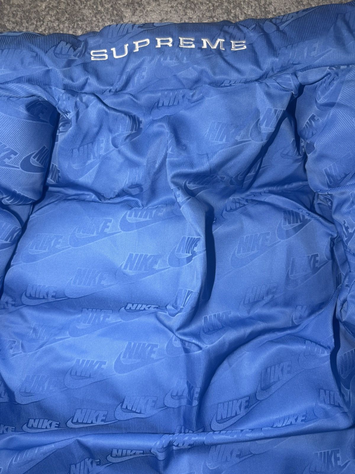 Nike × Supreme Nike x Supreme Reversible Puffy Jacket Blue Size US S / EU 44-46 / 1 - 3 Thumbnail