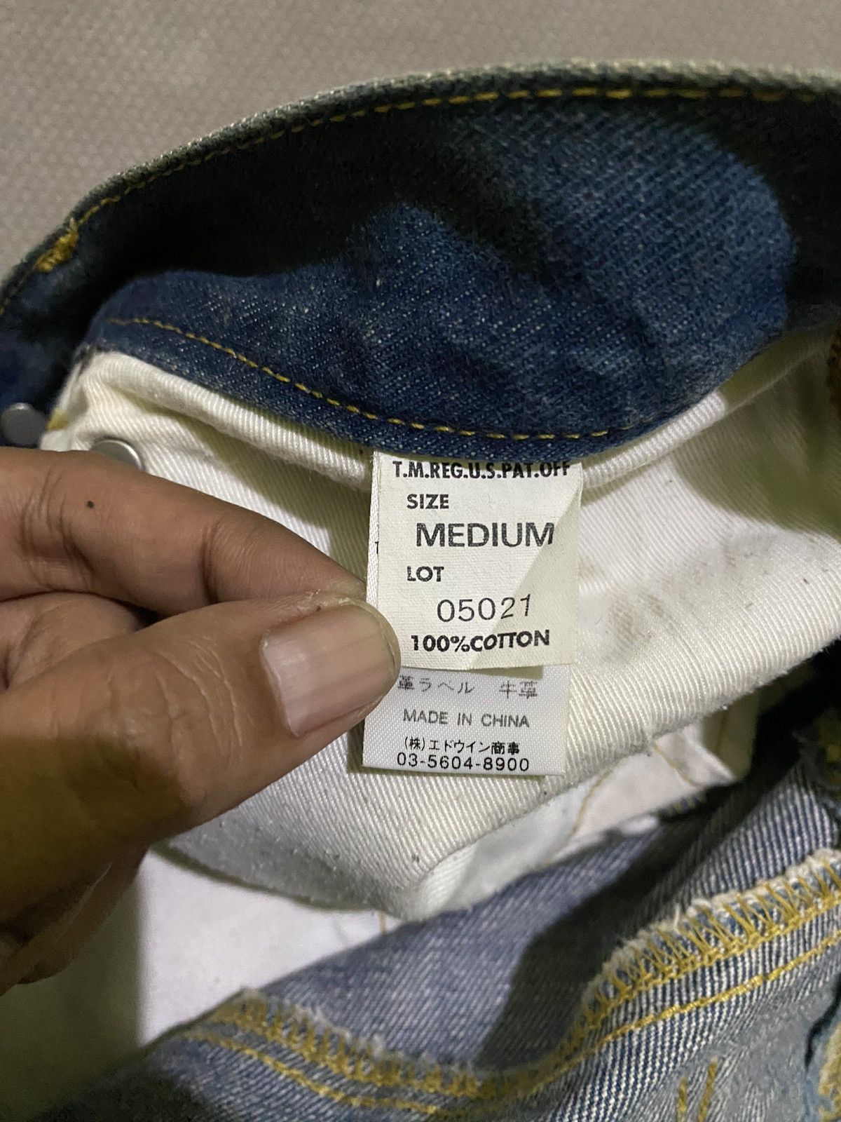 Japanese Brand × Lee × Vintage Lee jeans embroidery buckle denim Size US 32 / EU 48 - 8 Thumbnail